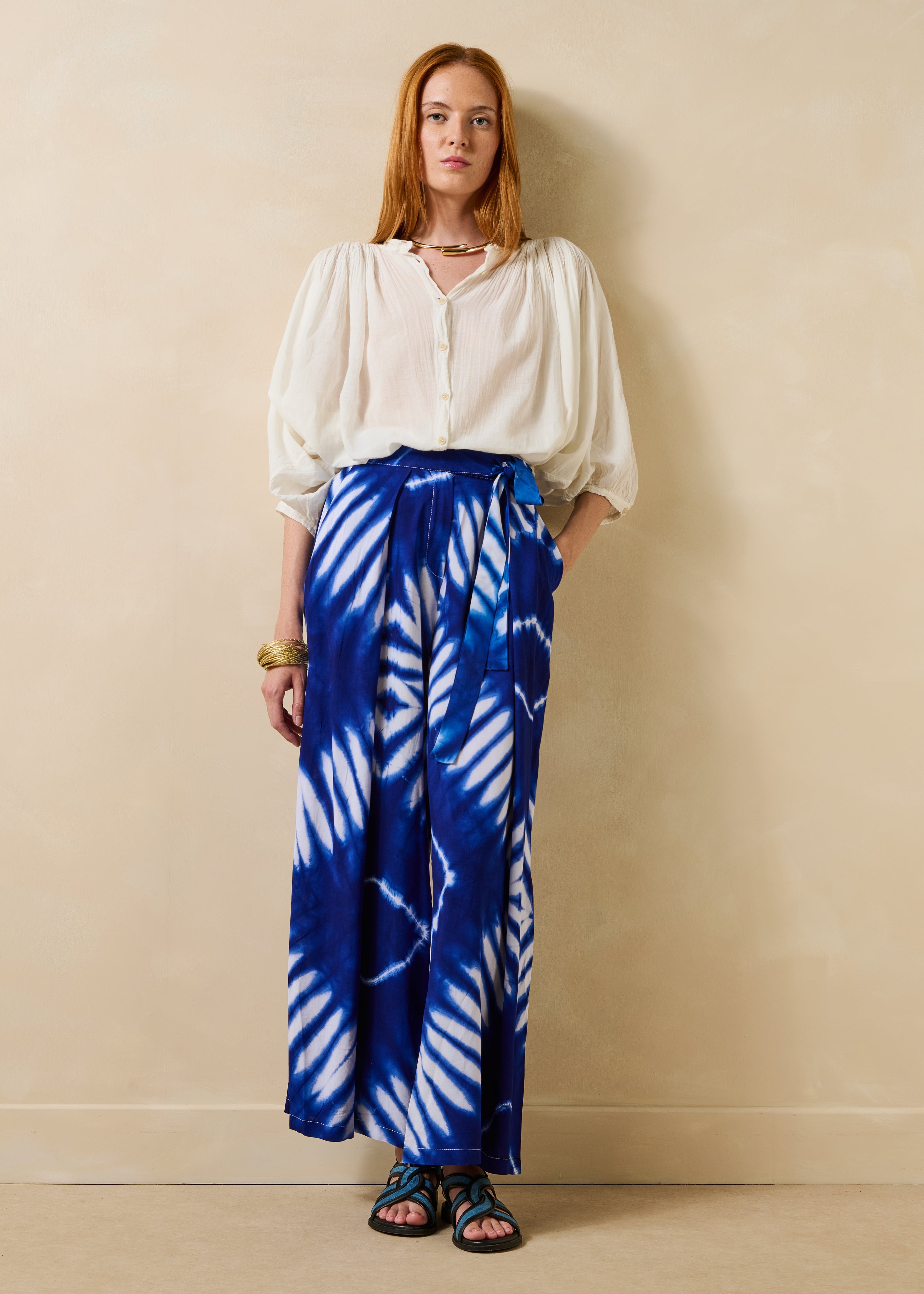 la-f-e-marabout-e-simba-stoffhose-blau-weit-gr-40 image 1