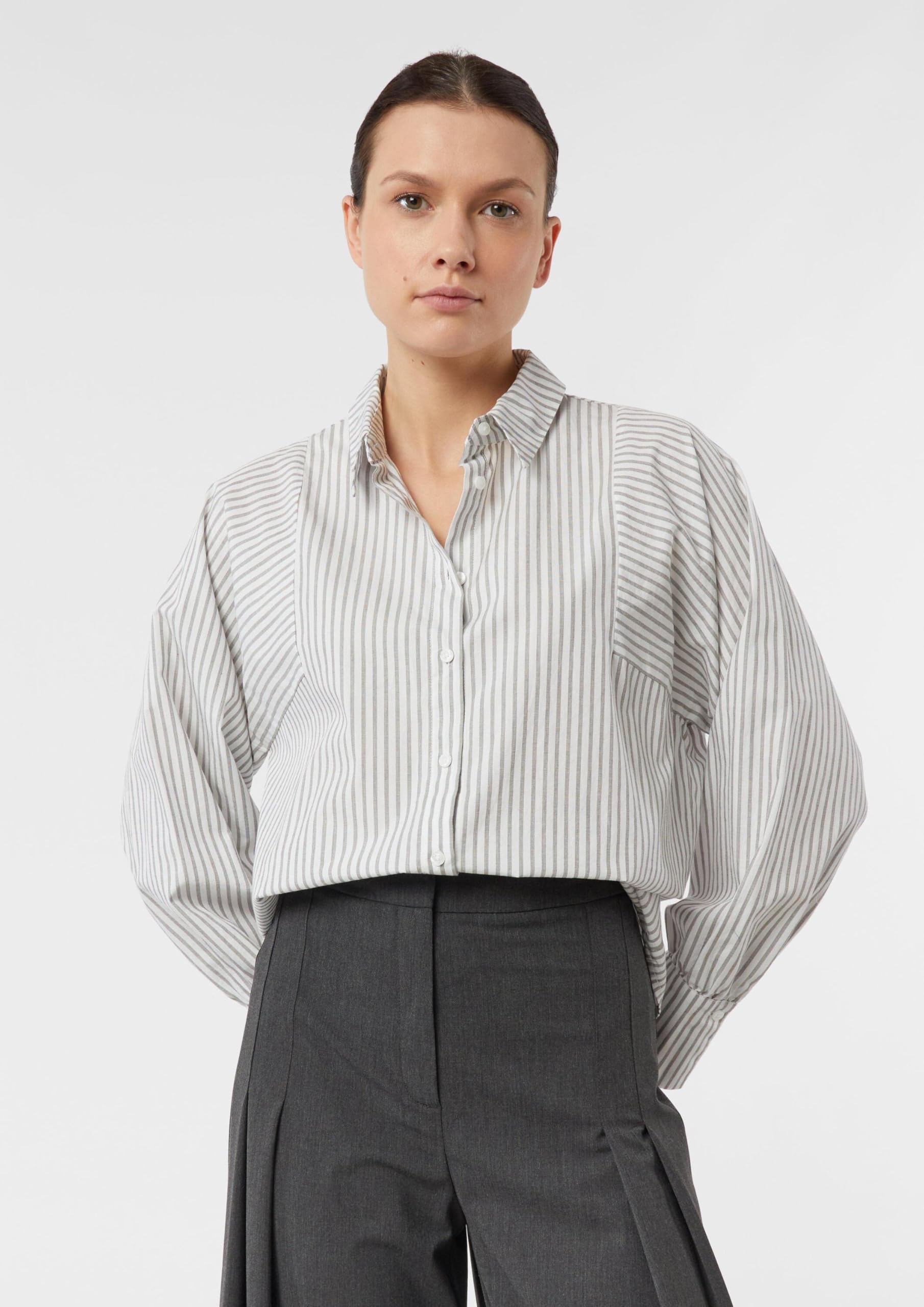 comma-bluse-2173670-streifenmuster-hemdbluse-gr-46 image 6
