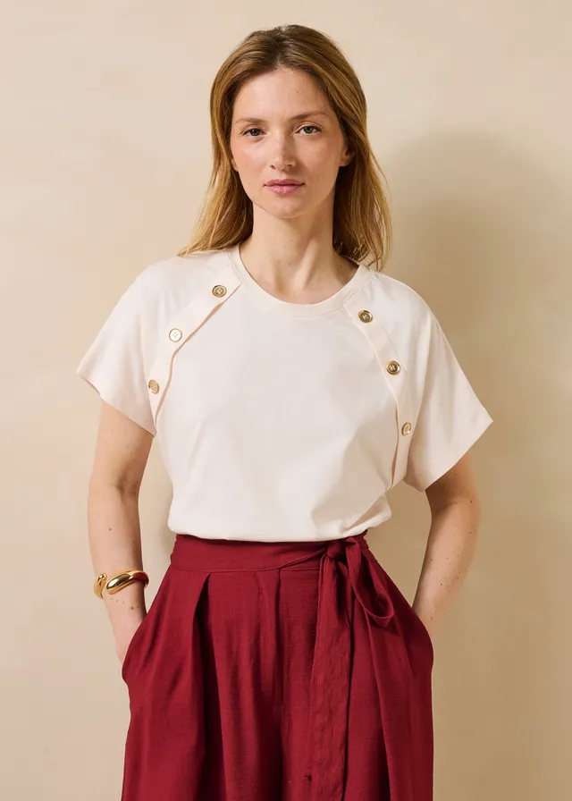 la-f-e-marabout-e-fou-t-shirt-beige-gr-m image 1