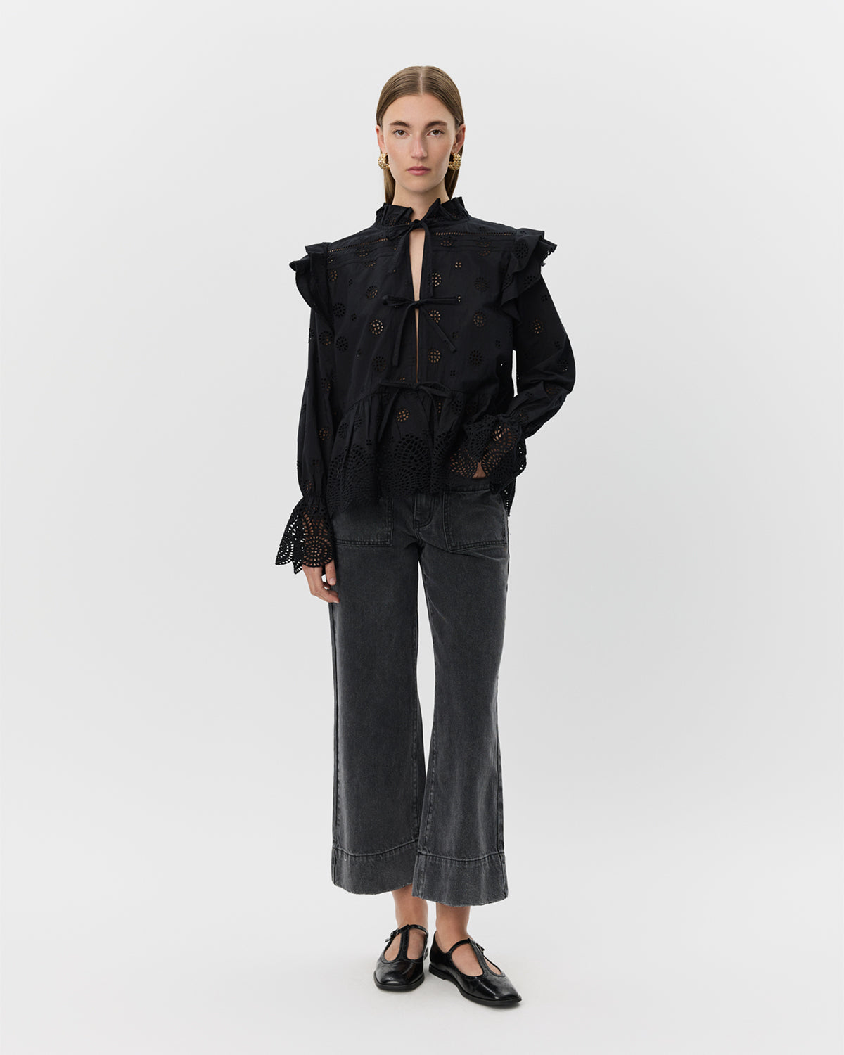 sofie-schnoor-women-hazellesw-bluse-schwarz-baumwolle image 2