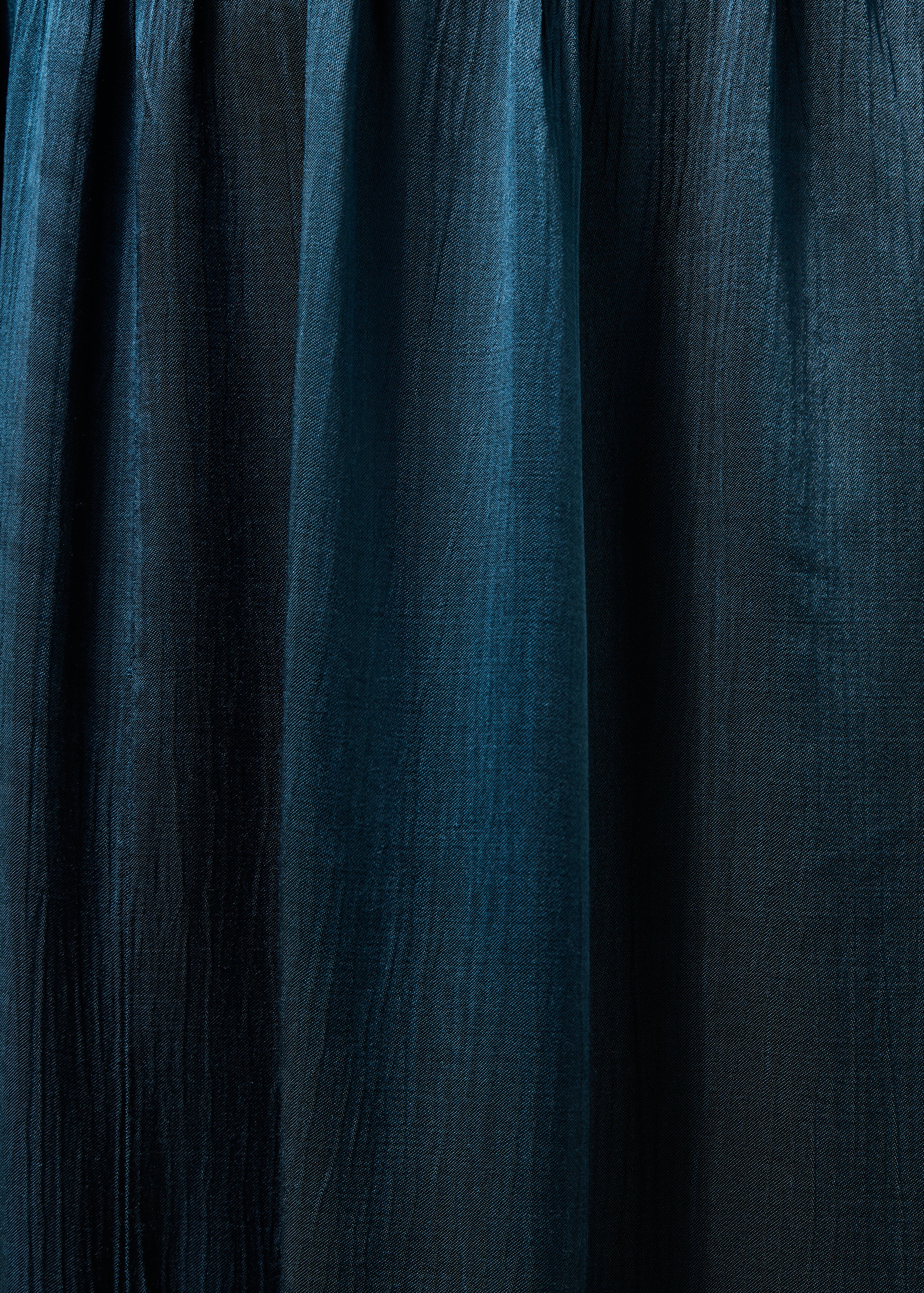 la-f-e-marabout-e-facre-kleid-petrol-lang-satin image 4