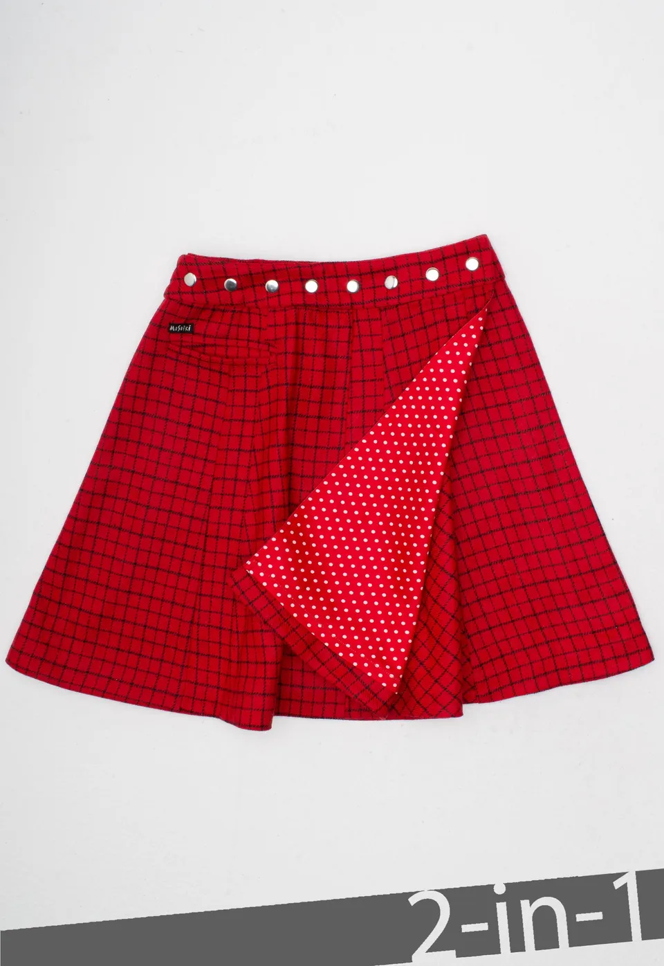 moshiki-hot-cookie-69-wickelrock-50cm-tweed-wendbar image 1