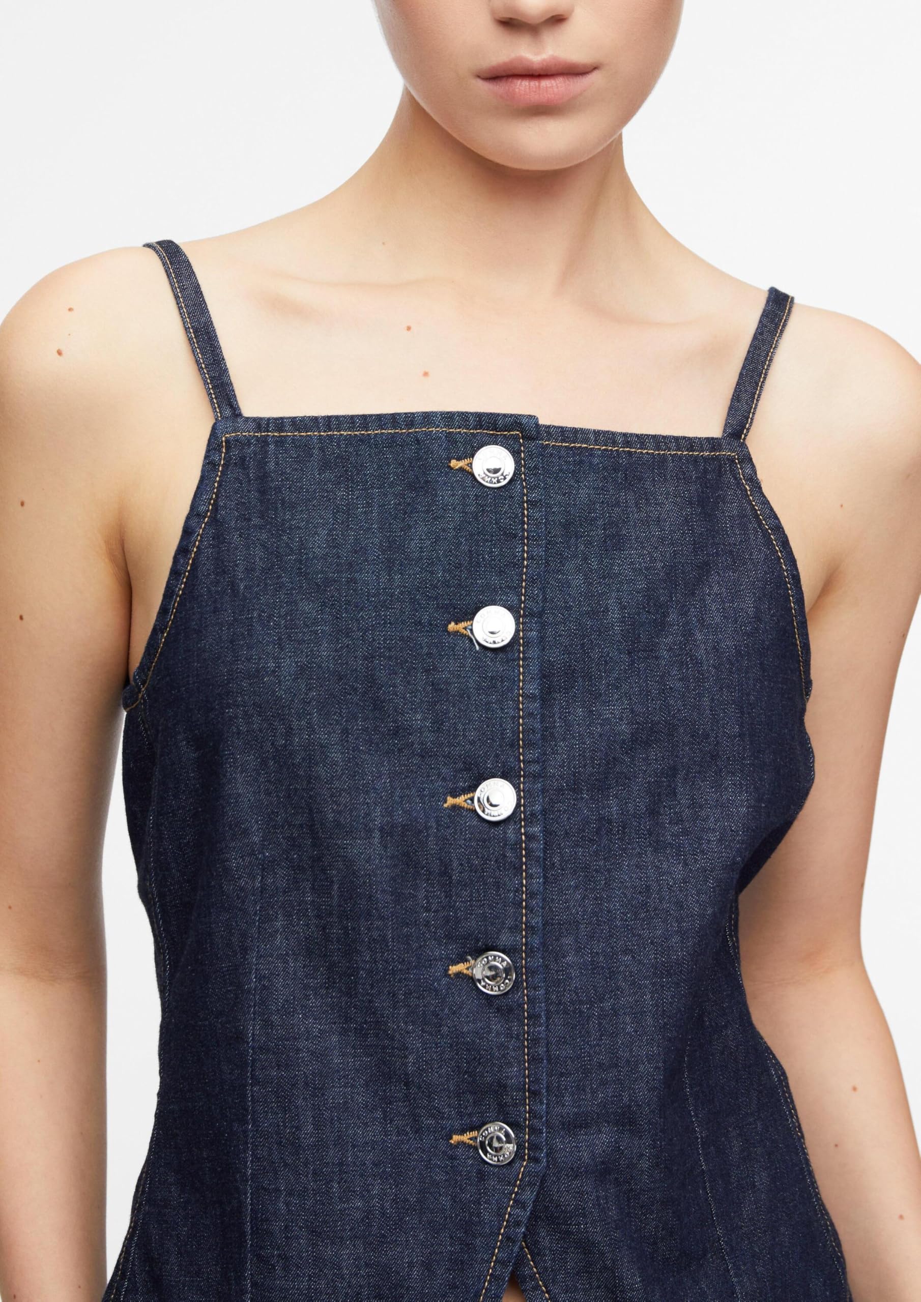 comma-jeans-denim-top-karreeausschnitt-gr-38-rmellos image 3