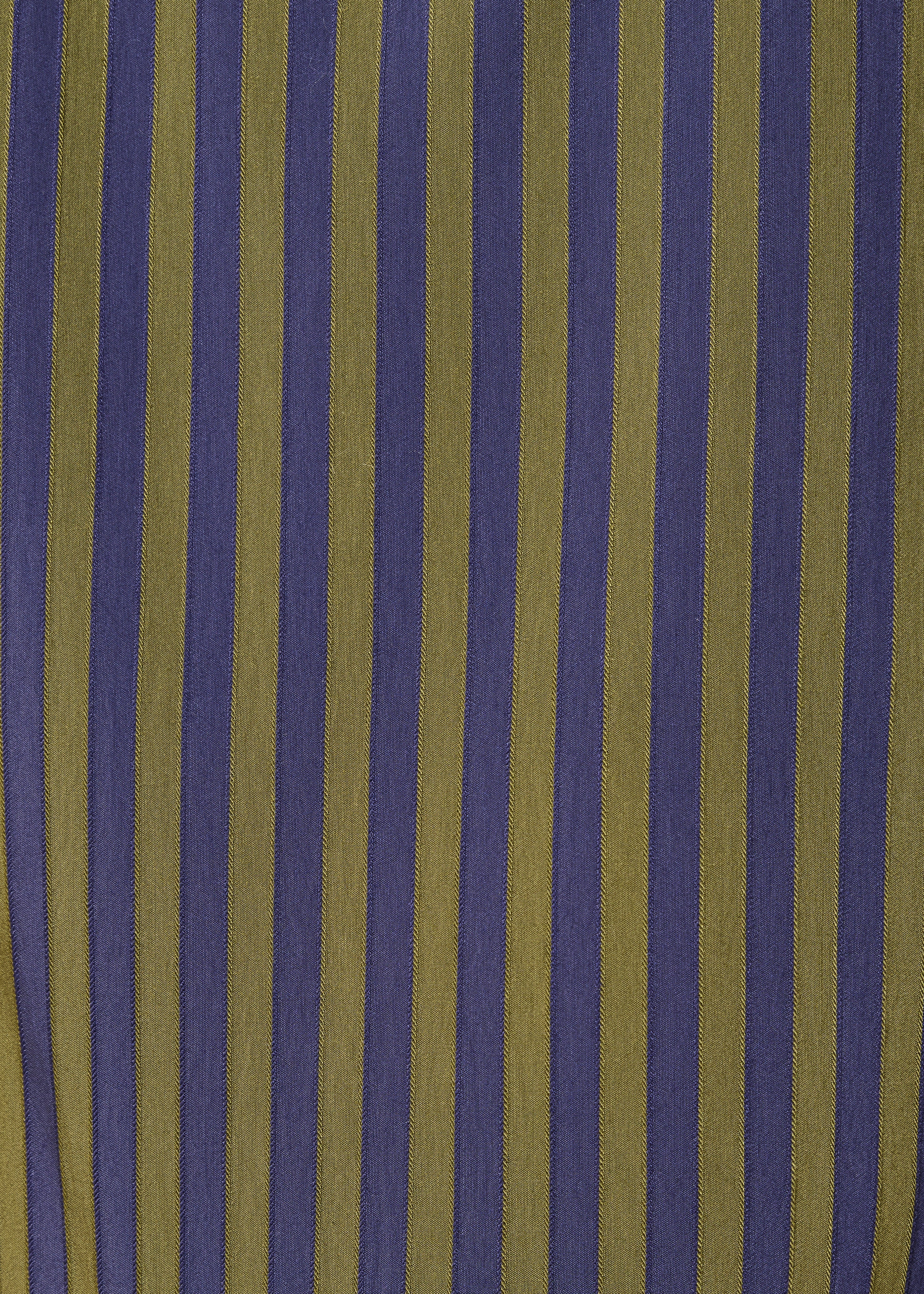 la-f-e-marabout-e-famous-bluse-kaki-blau-gestreift-viskose image 4