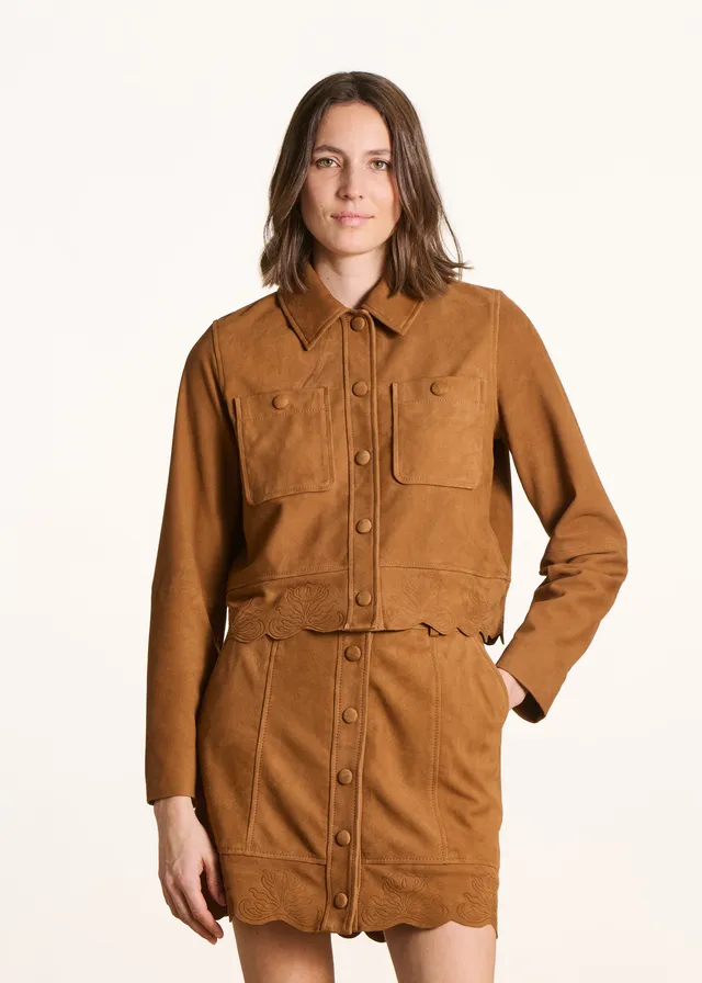 la-f-e-marabout-e-blouson-camel-lammvelours-toffee image 1