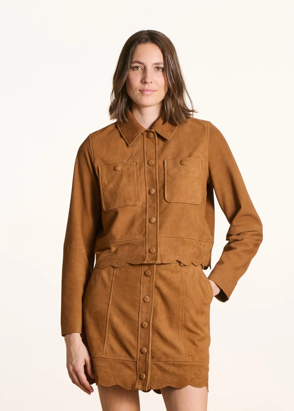 la-f-e-marabout-e-blouson-camel-lammvelours-toffee image 1
