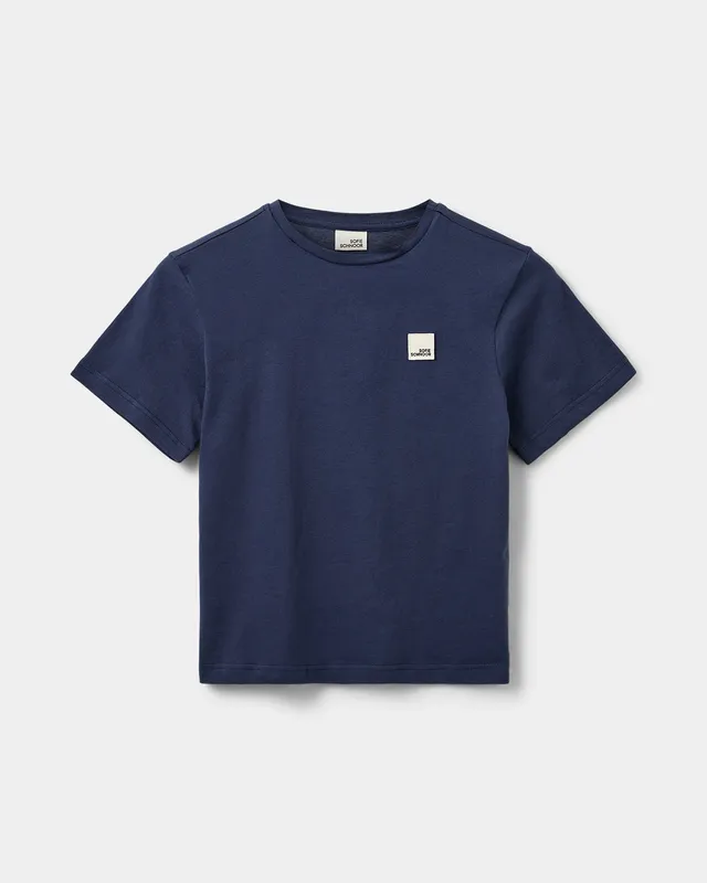 sofie-schnoor-young-verasy-t-shirt-navy-blue-baumwolle image 1