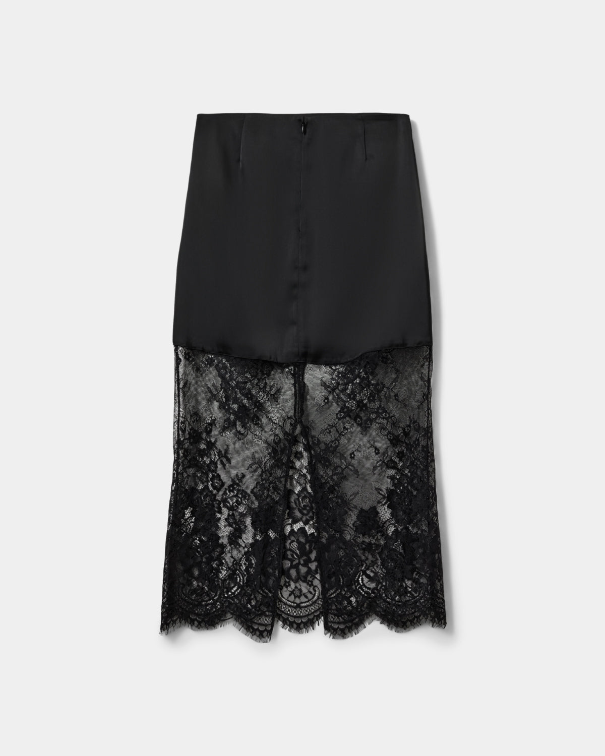 sofie-schnoor-women-selenesw-satin-maxirock-schwarz-spitze image 6