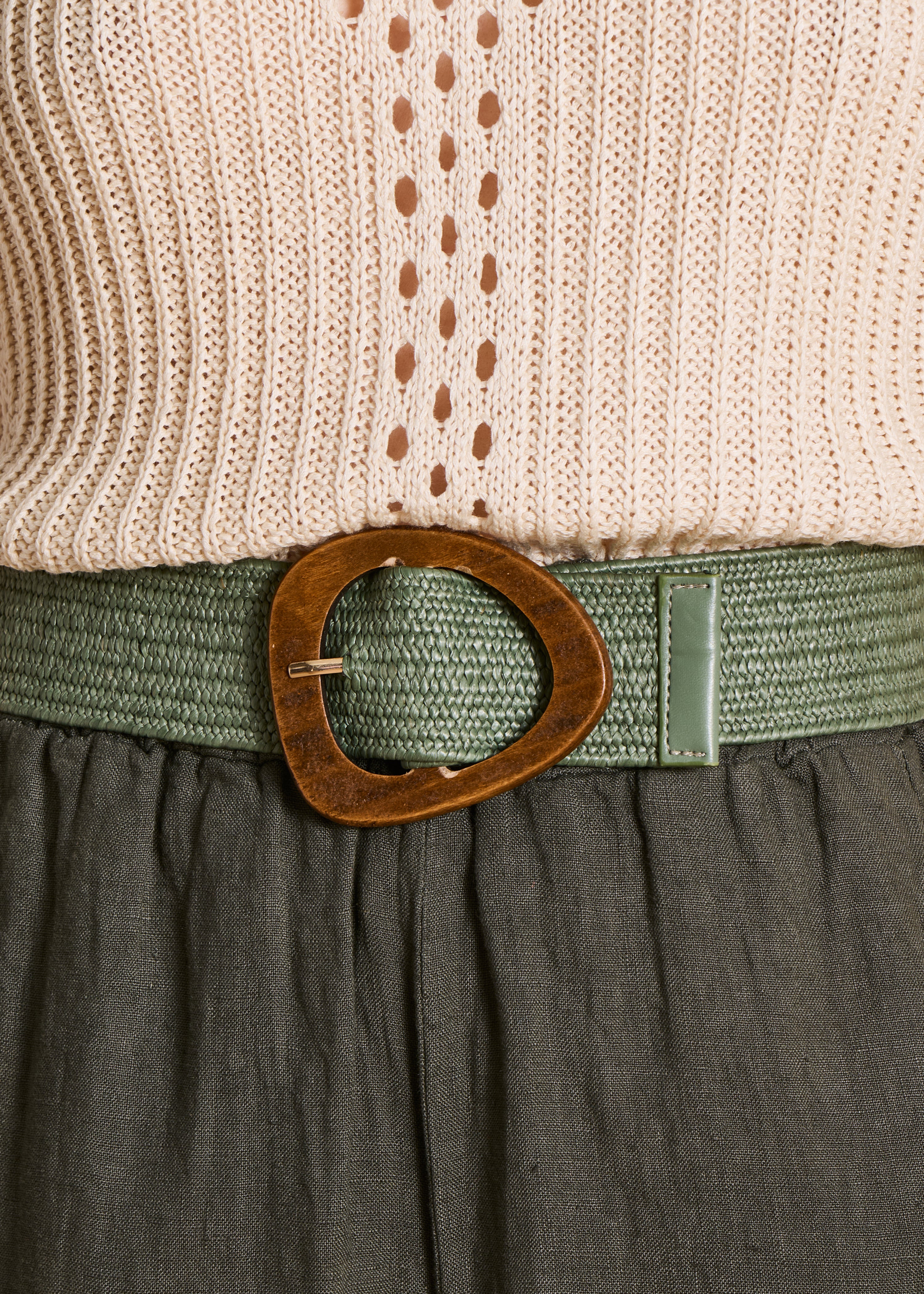 la-f-e-marabout-e-accessoires-g-rtel-khaki-elastisch-holz image 2