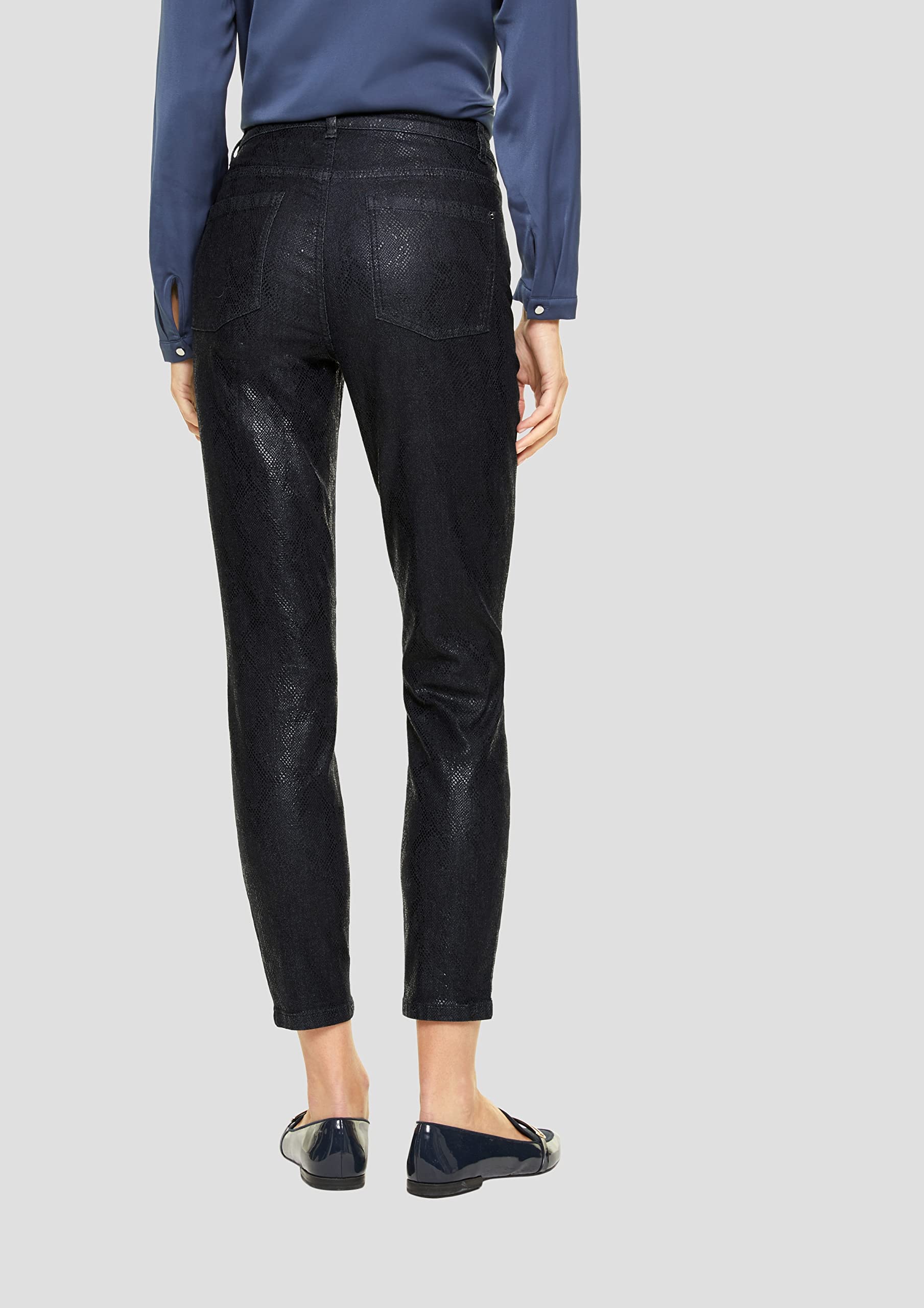 comma-jeans-snake-damenjeans-animal-muster-schmal image 8