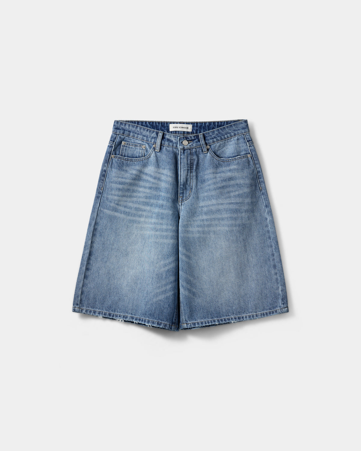 sofie-schnoor-women-stokesw-shorts-denim-blue-oversized image 1
