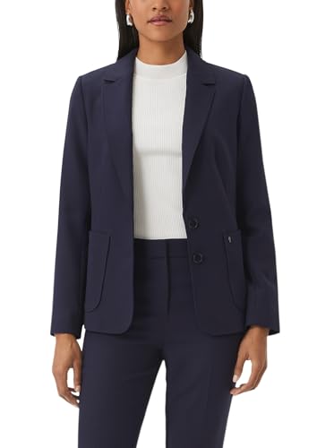 comma-blazers-blazer-leicht-gef-ttert-gr-40-navy image 8