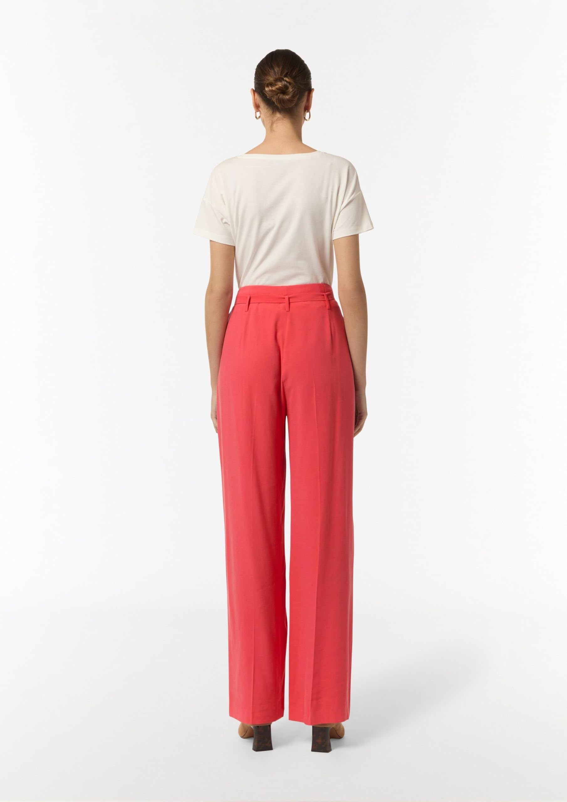 comma-loose-weite-hose-aus-piqu-damen image 7