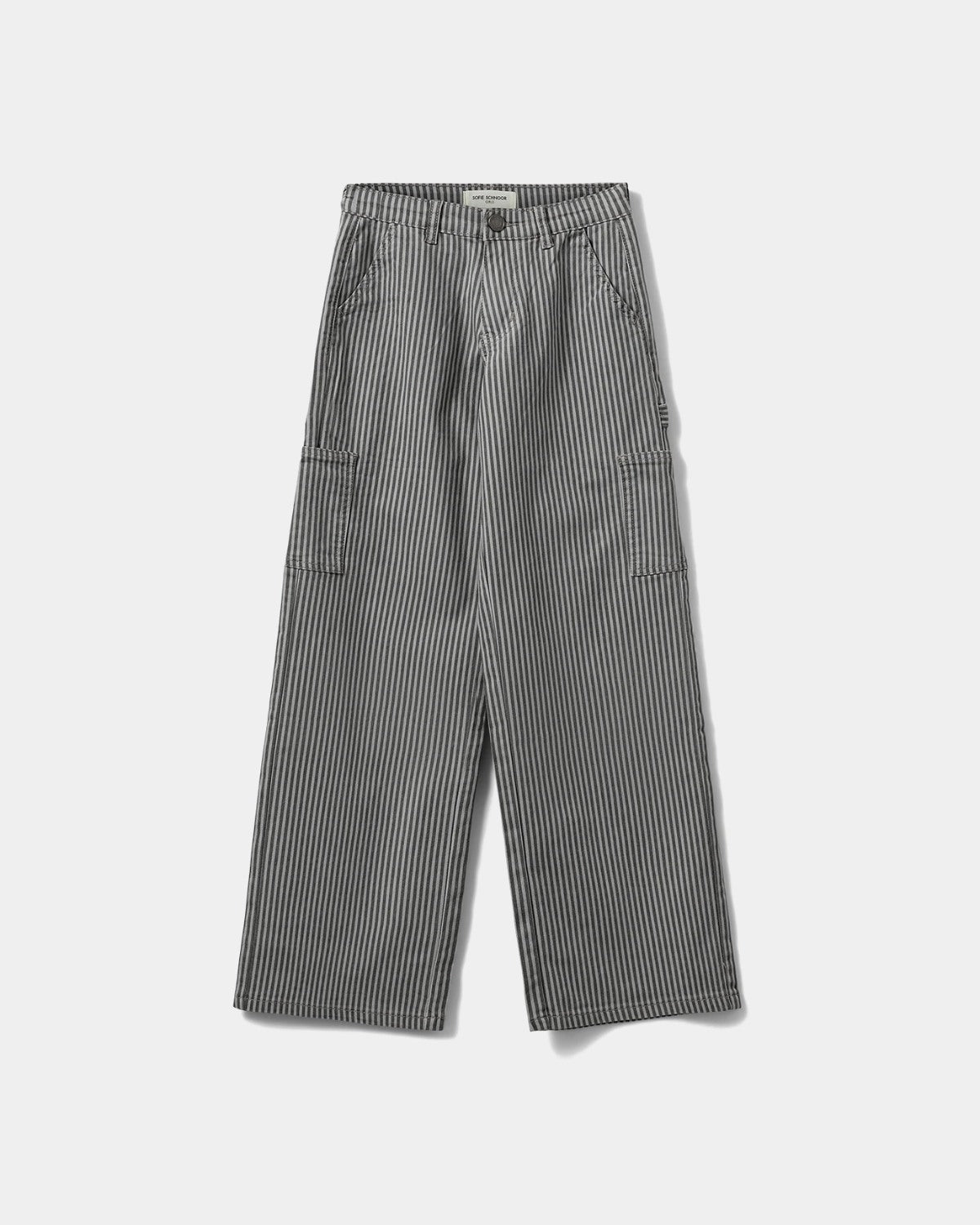 sofie-schnoor-young-gittesy-hose-grey-striped-stretch image 1