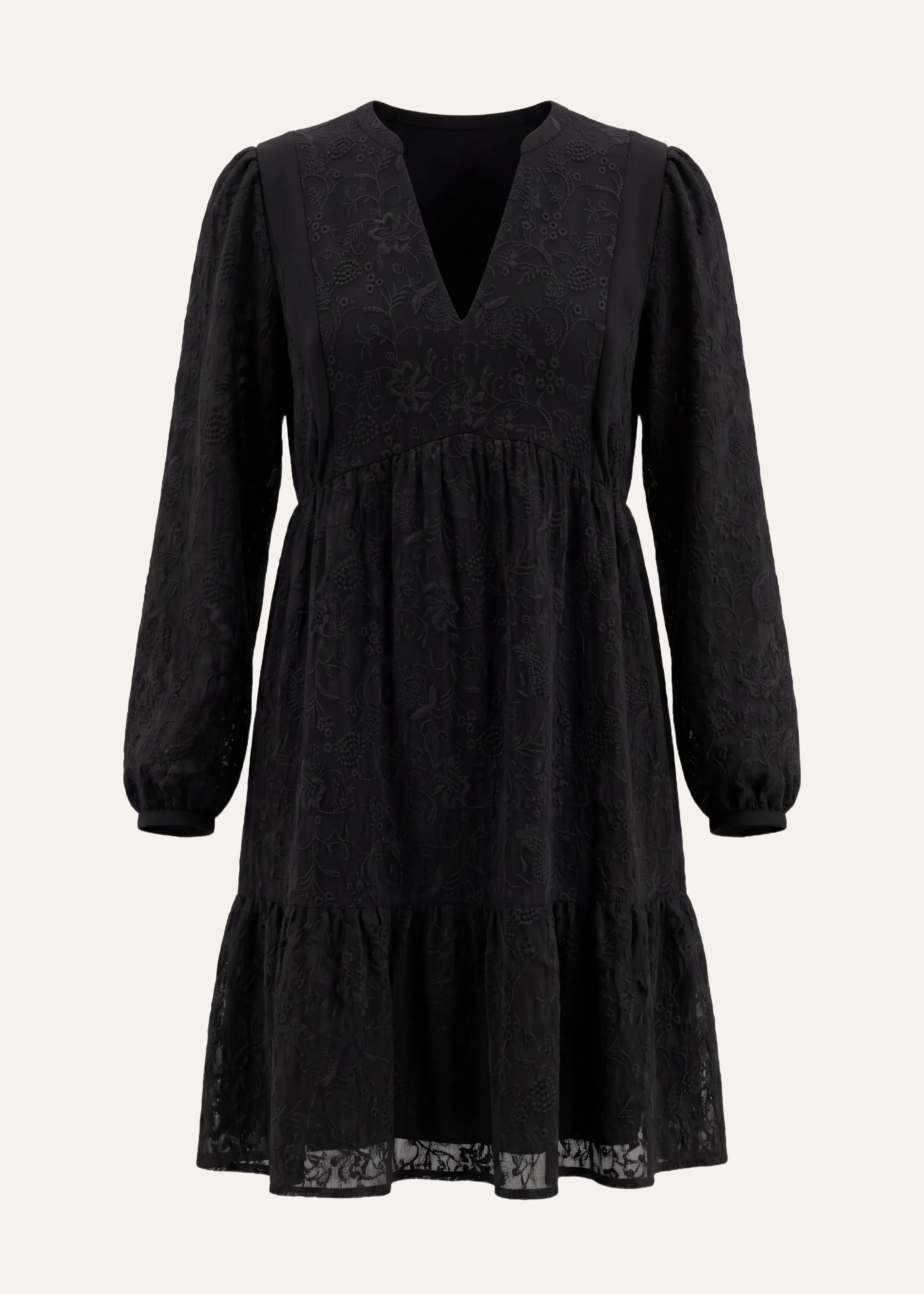la-f-e-marabout-e-goa-kleid-schwarz-bestickt-bindeg-rtel image 5