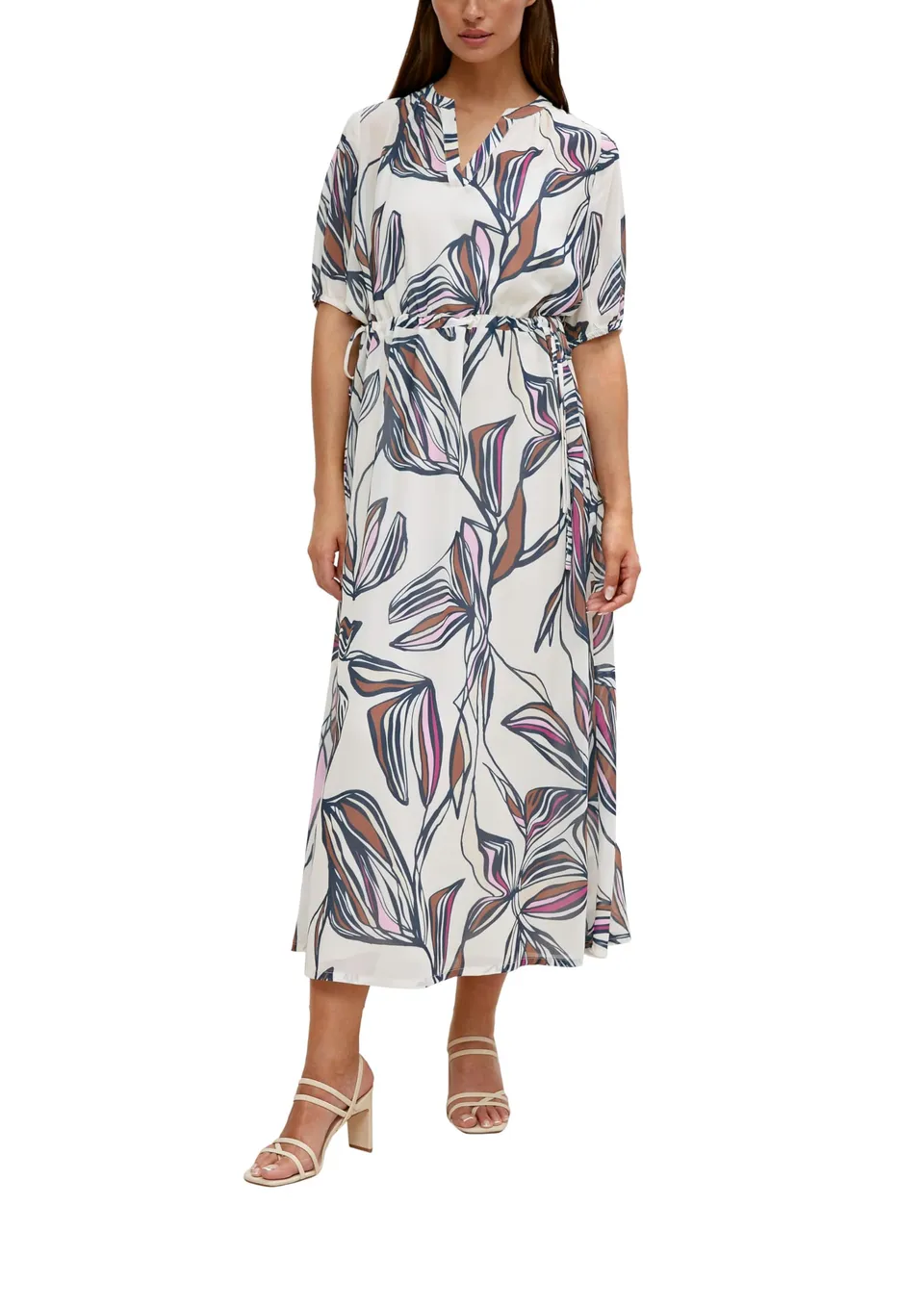 comma-kleid-kurz-damen-sommer-mit-kurzen-rmeln image 1