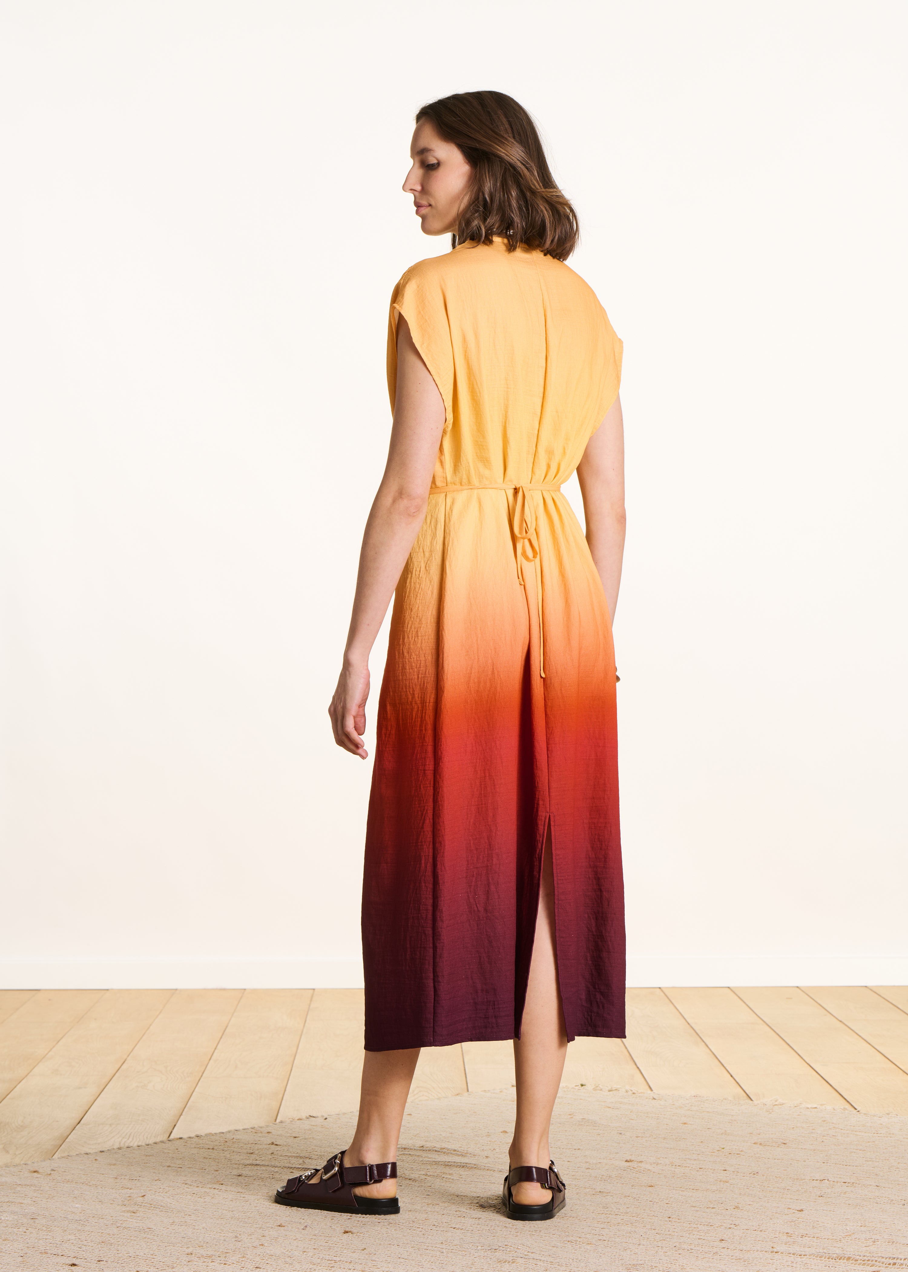 la-f-e-marabout-e-framao-maxikleid-gelb-tie-dye-lyocell image 2