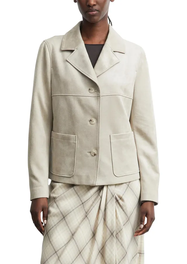 comma-jackets-indoor-jacke-velours-gr-e-34-reverskragen image 1