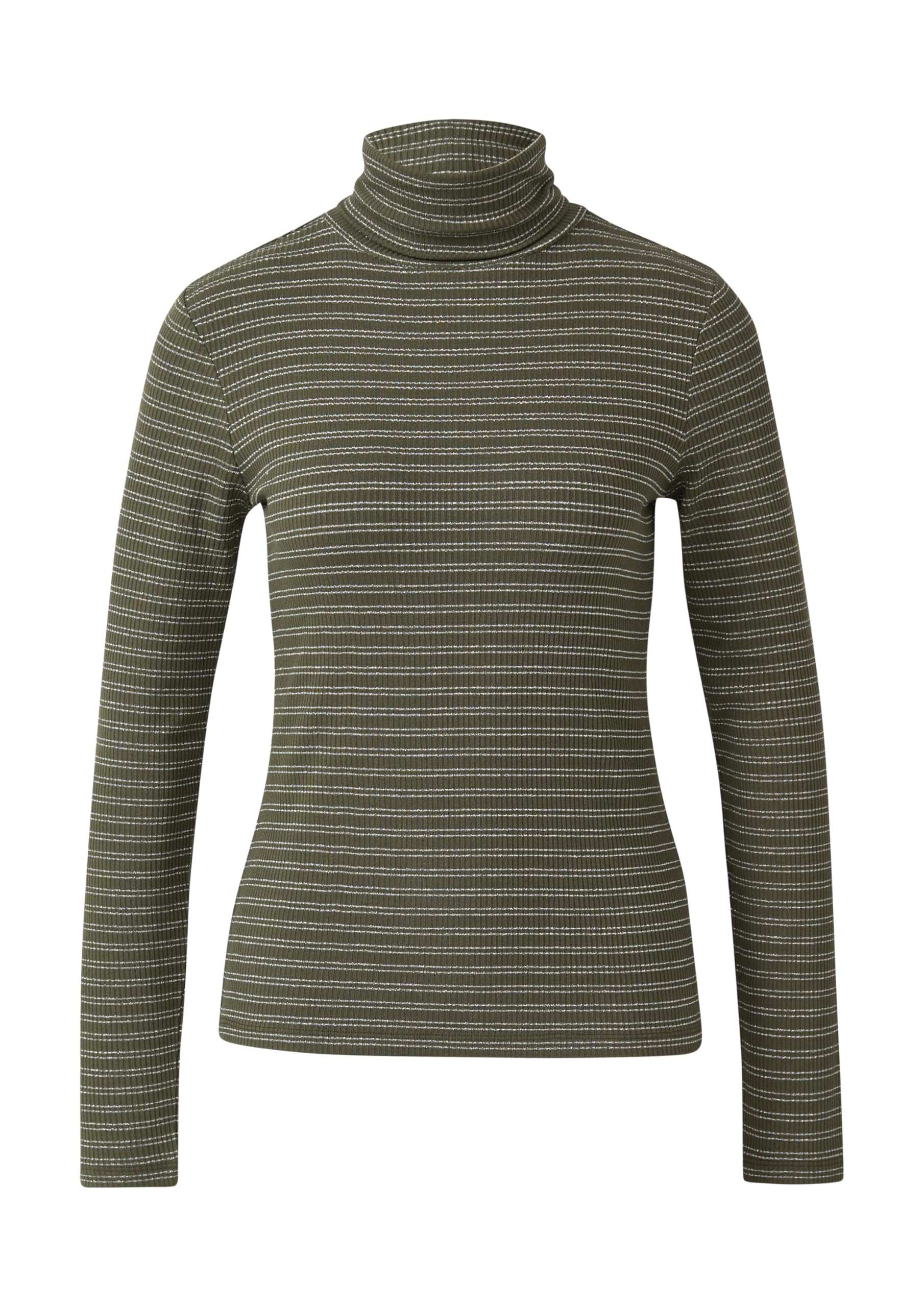 comma-rollkragenshirt-glitzergarn-gestreift-shirt-gr-38 image 4