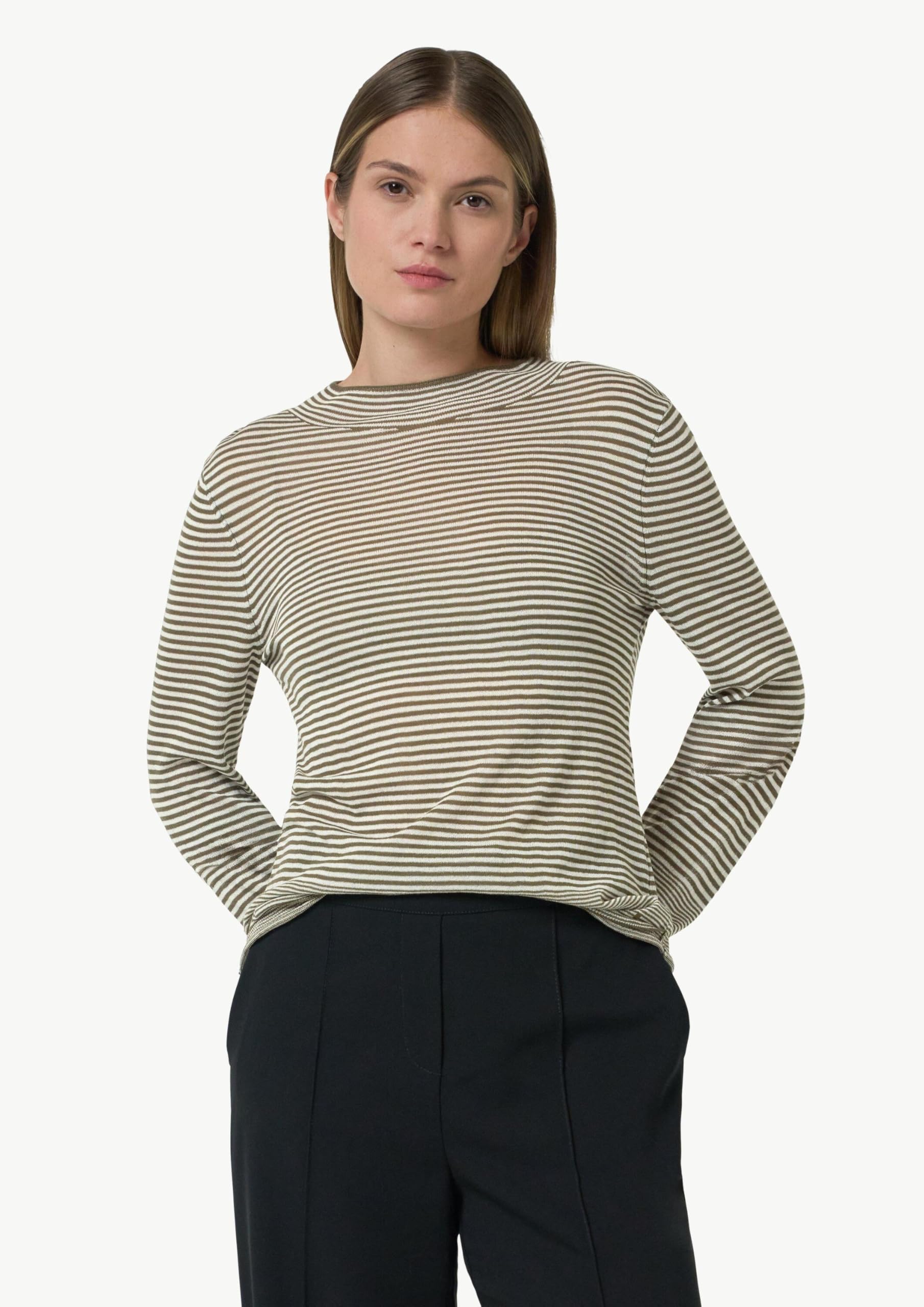 comma-strickpullover-damen-olivgr-n-gr-36-stehkragen image 6