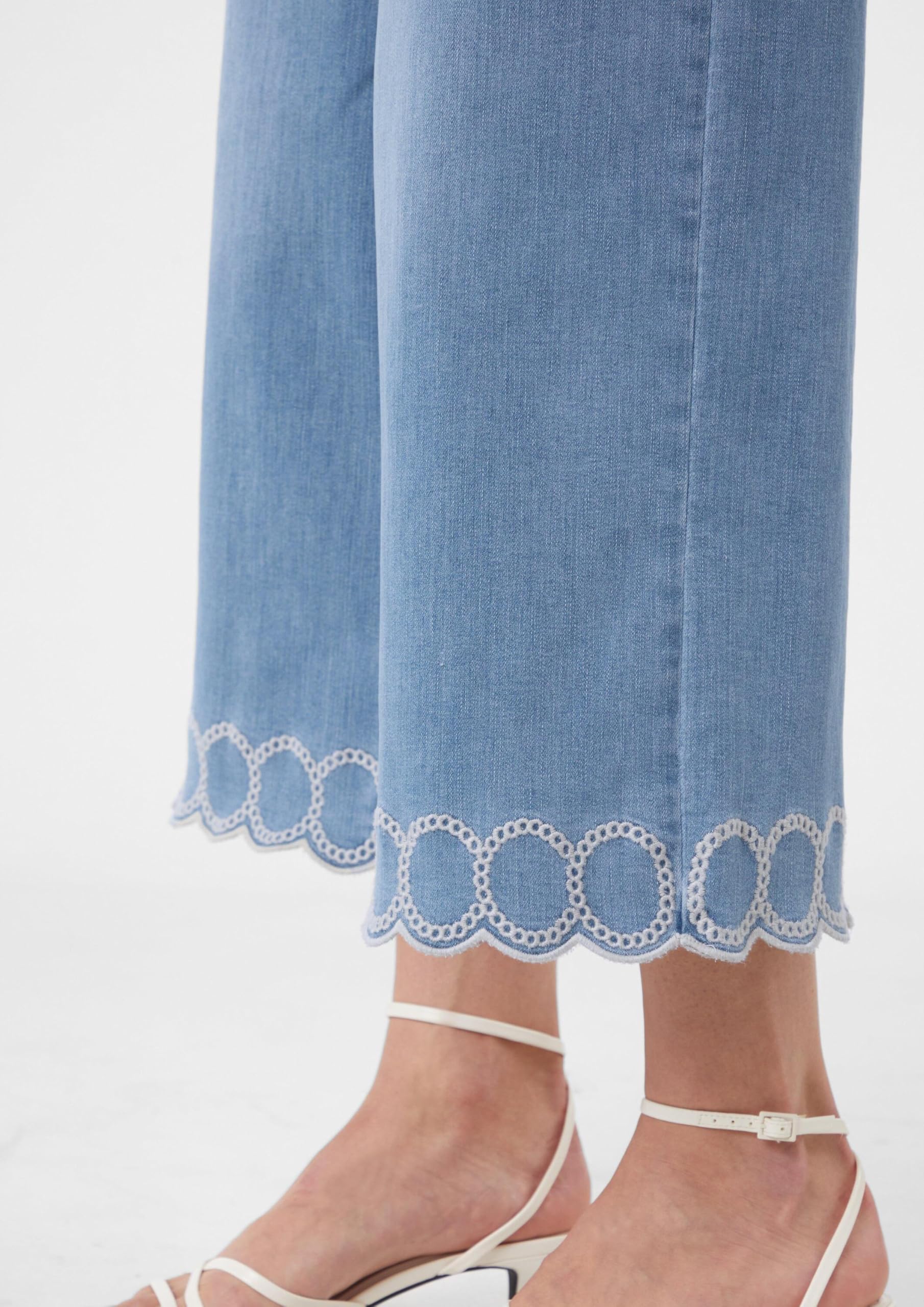 comma-jeans-culotte-loose-fit-stickerei-saum image 4