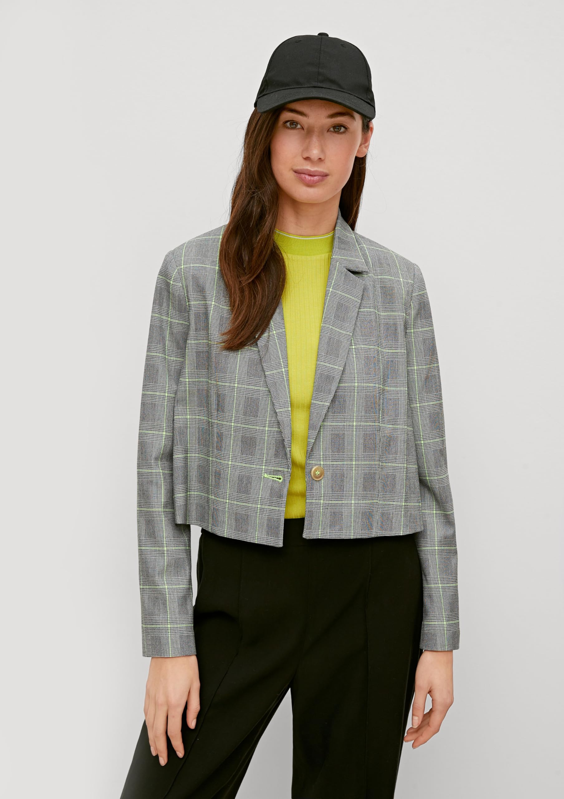 comma-blazers-damen-blazer-gr-e-36-schiefergrau image 6