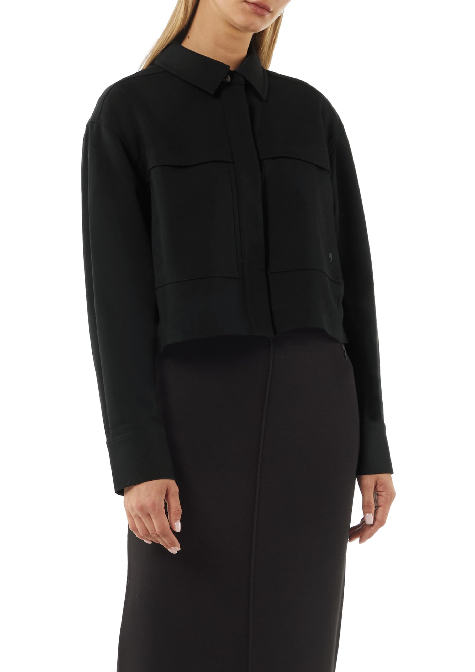 comma-kurze-jacke-taschen-blazerjacke-gr-40-schwarz image 8