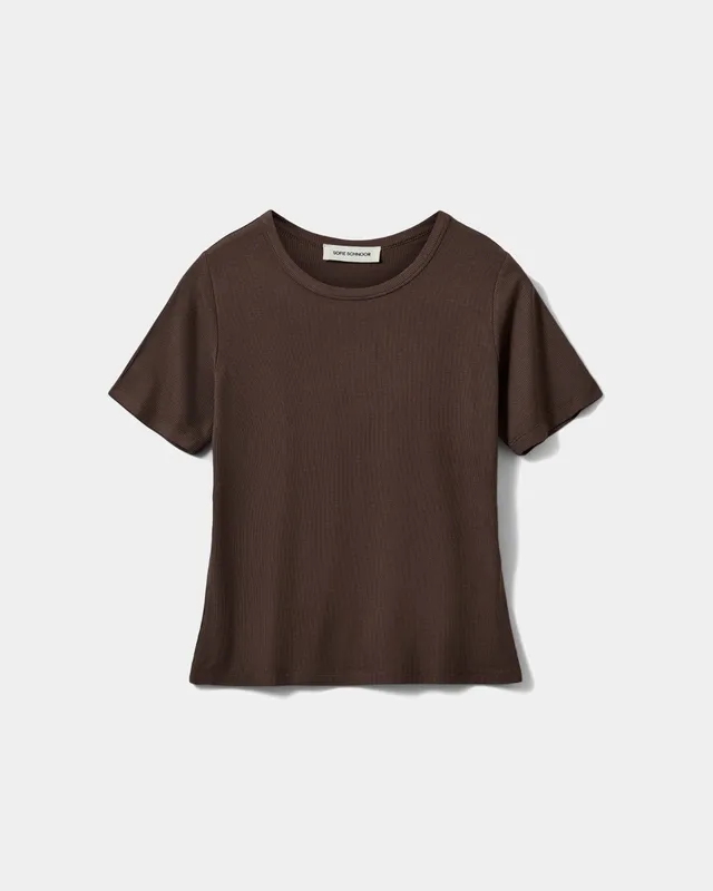 sofie-schnoor-women-natalia-t-shirt-braun-viskose image 1