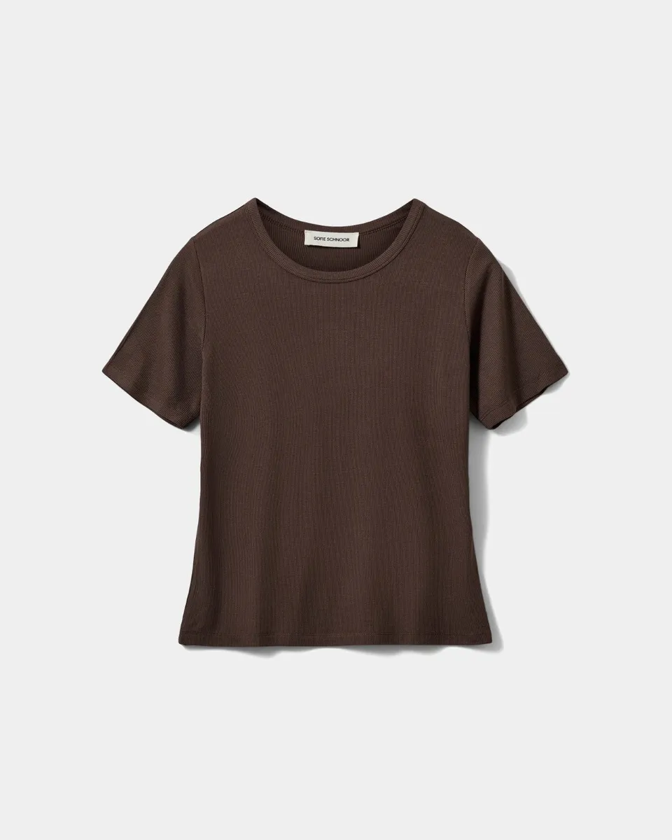 sofie-schnoor-women-natalia-t-shirt-braun-viskose image 1