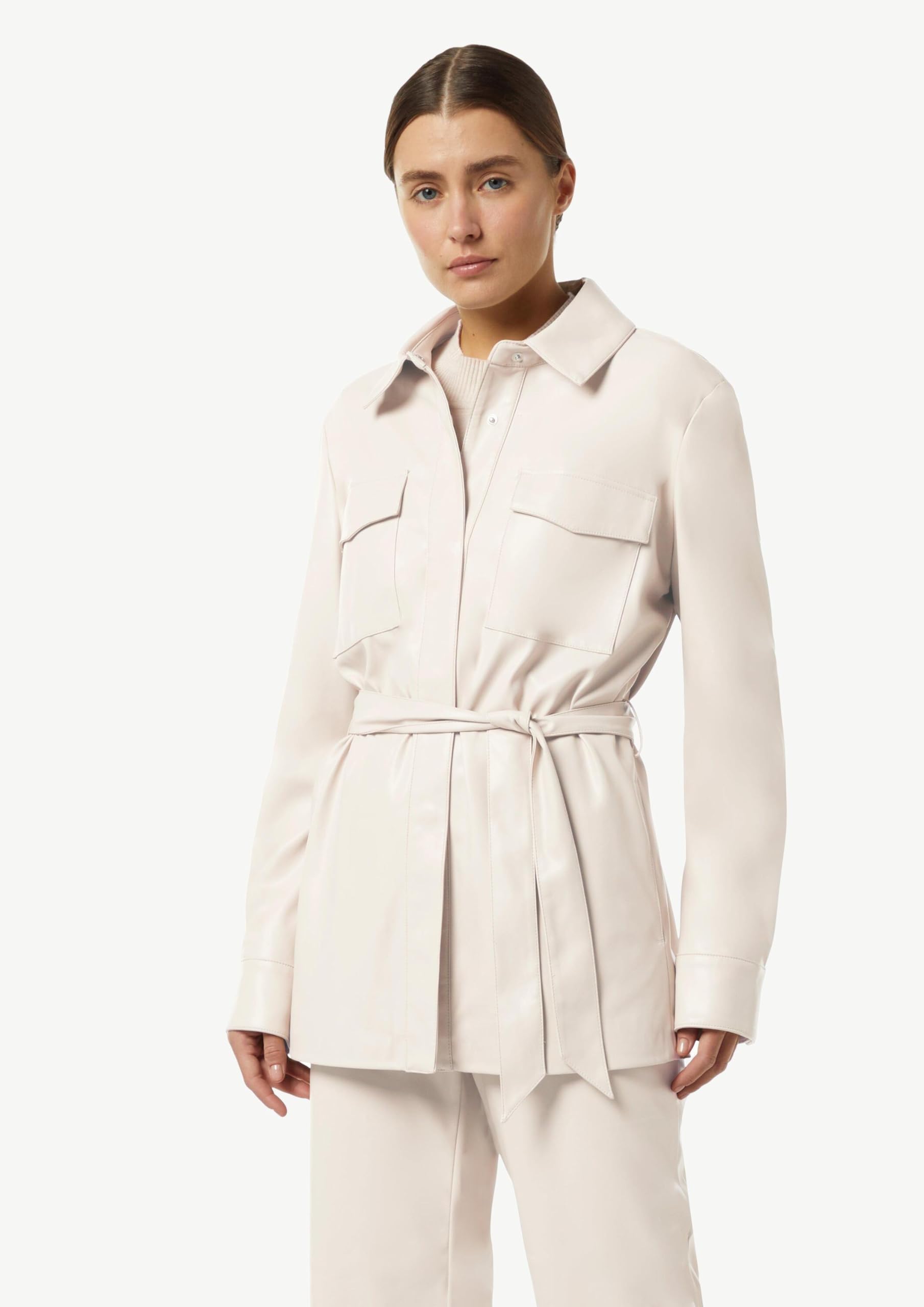 comma-overshirt-jacke-damen-gr-40-lederoptik-g-rtel image 5