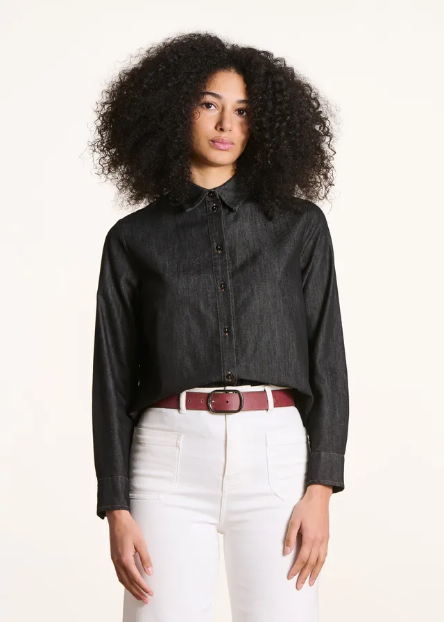 la-f-e-marabout-e-epnos-schwarze-jeans-bluse-langarm image 1