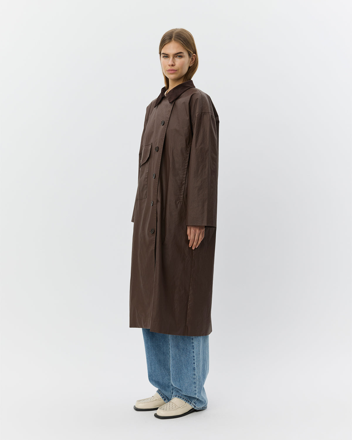 sofie-schnoor-women-agnessw-coat-mantel-dunkelbraun-baumwolle image 3
