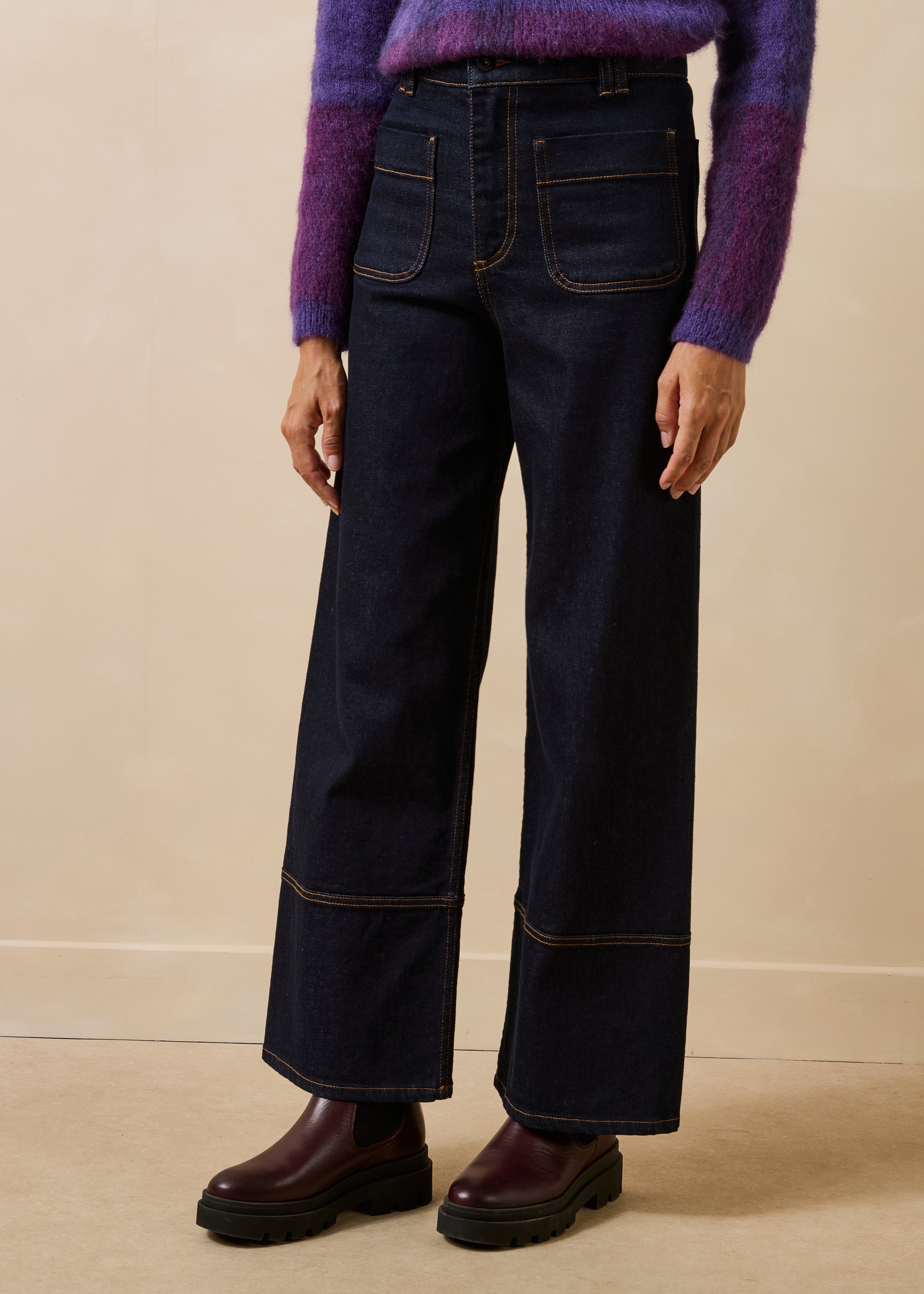 la-f-e-marabout-e-elefan-jeans-damen-dunkelblau-gerade-bio image 2