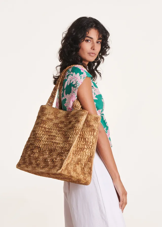 la-f-e-marabout-e-cabas-handtasche-beige-raphia image 1