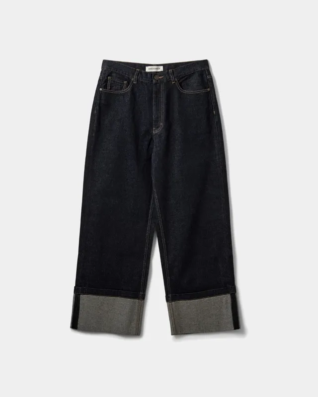 sofie-schnoor-women-mishasw-jeans-wide-leg-dark-denim image 1