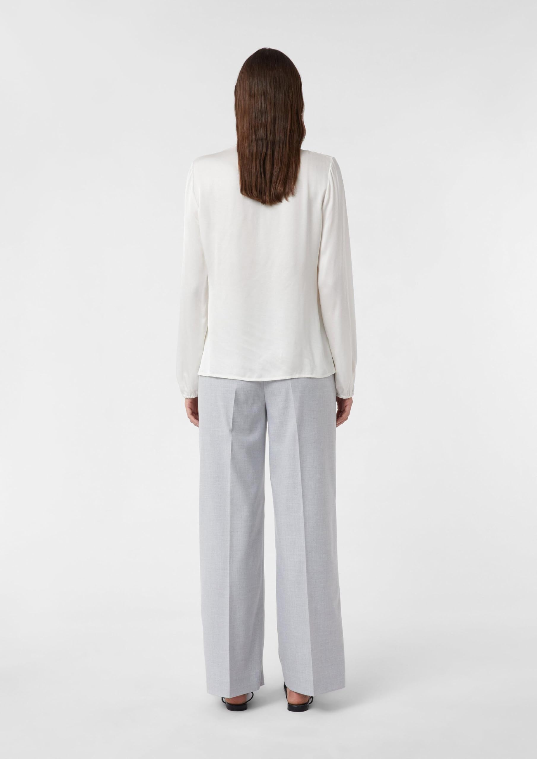 comma-blouses-satinierte-bluse-mit-raffung-gr-44 image 7