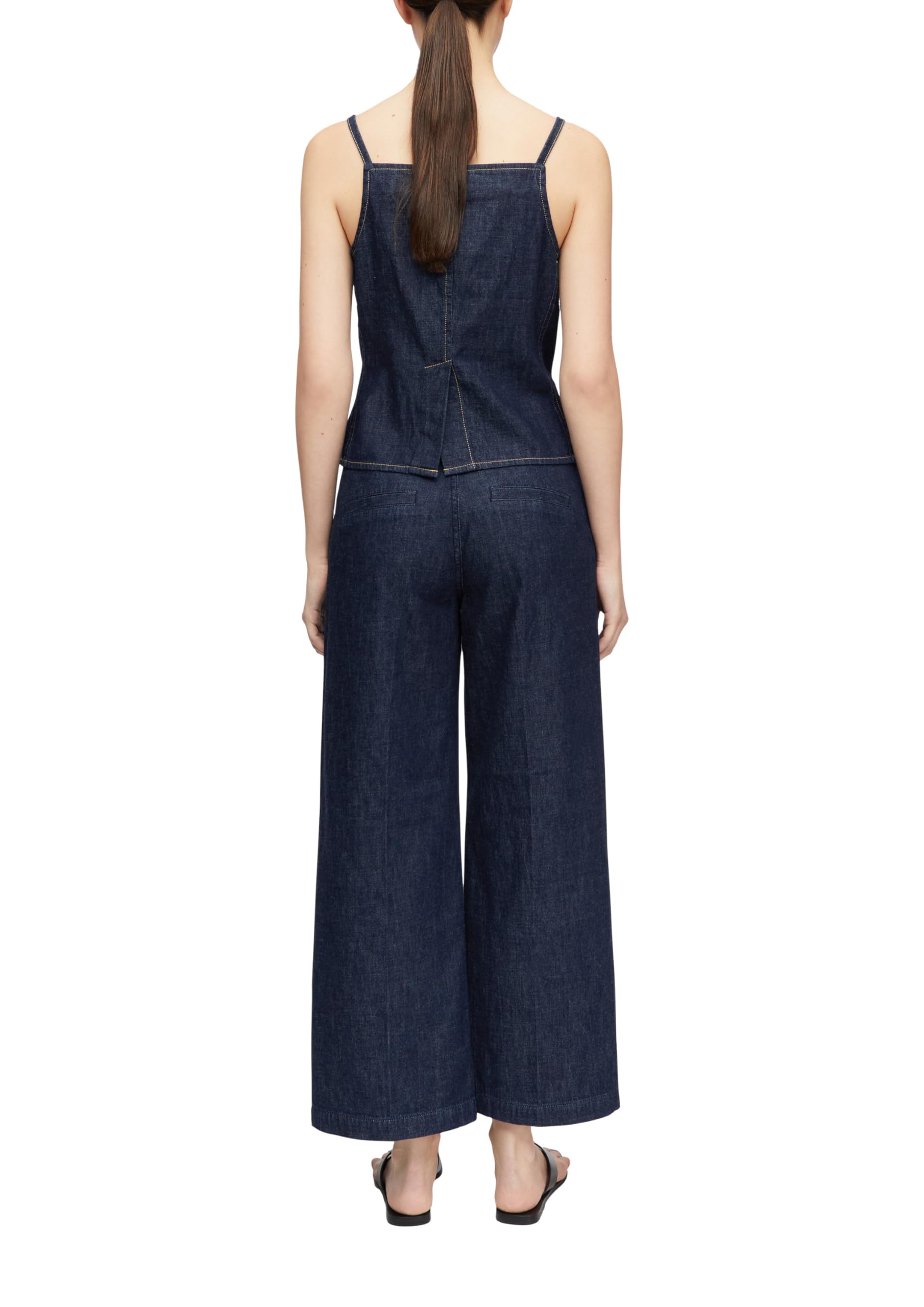 comma-2182074-culotte-jeans-wide-leg-7-8-gr-e-40 image 2