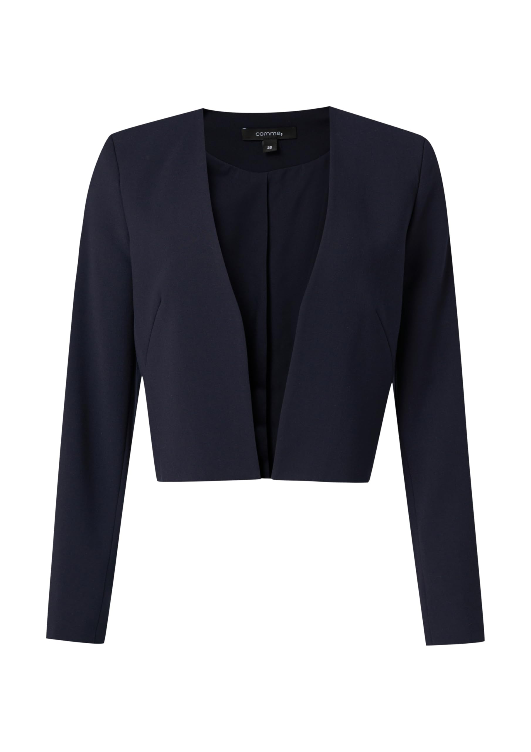 comma-bolero-taftfutter-blau-jacke-gr-40 image 4