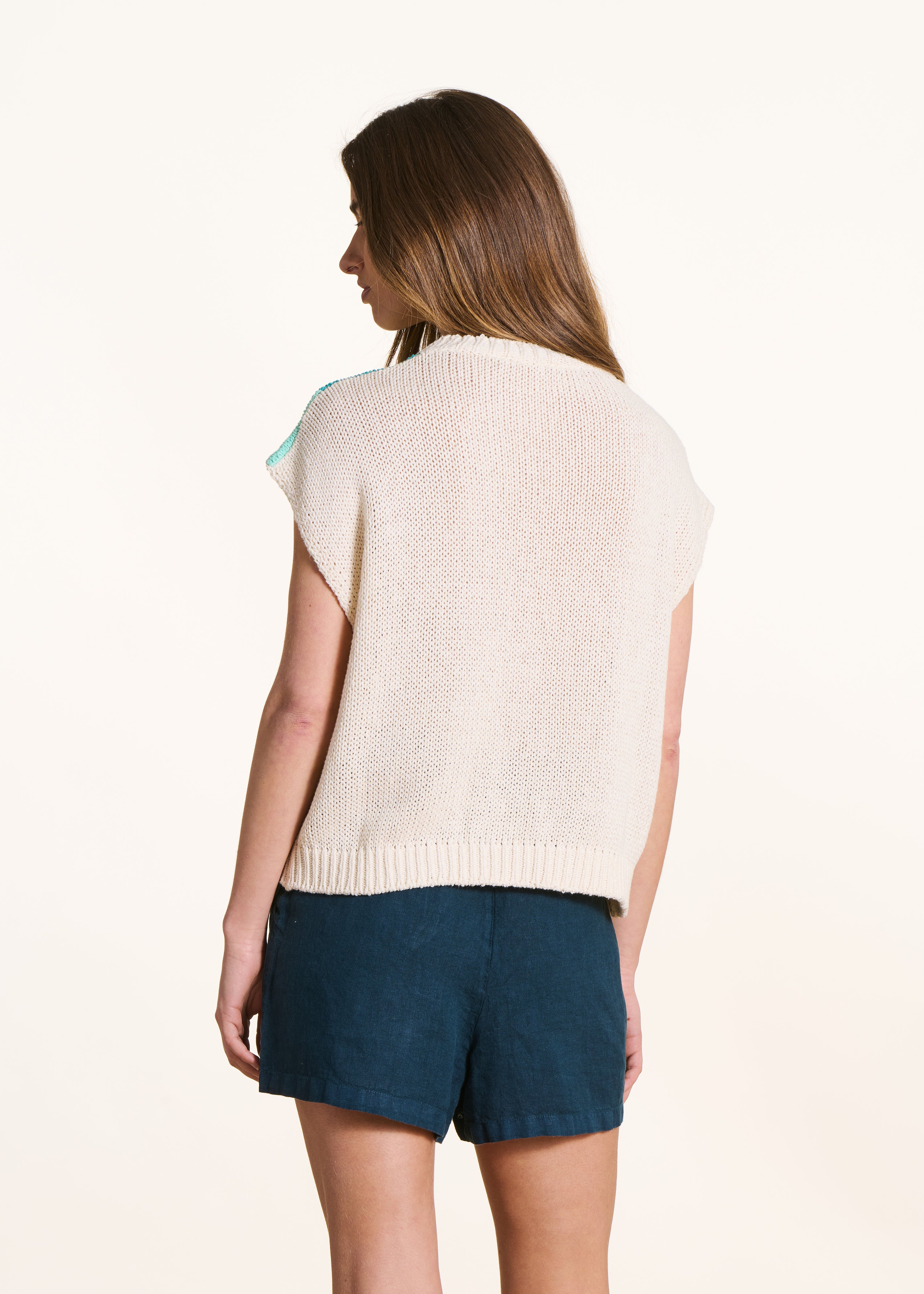 la-f-e-marabout-e-floyd-pullover-kurz-wei-blau-lagune image 3