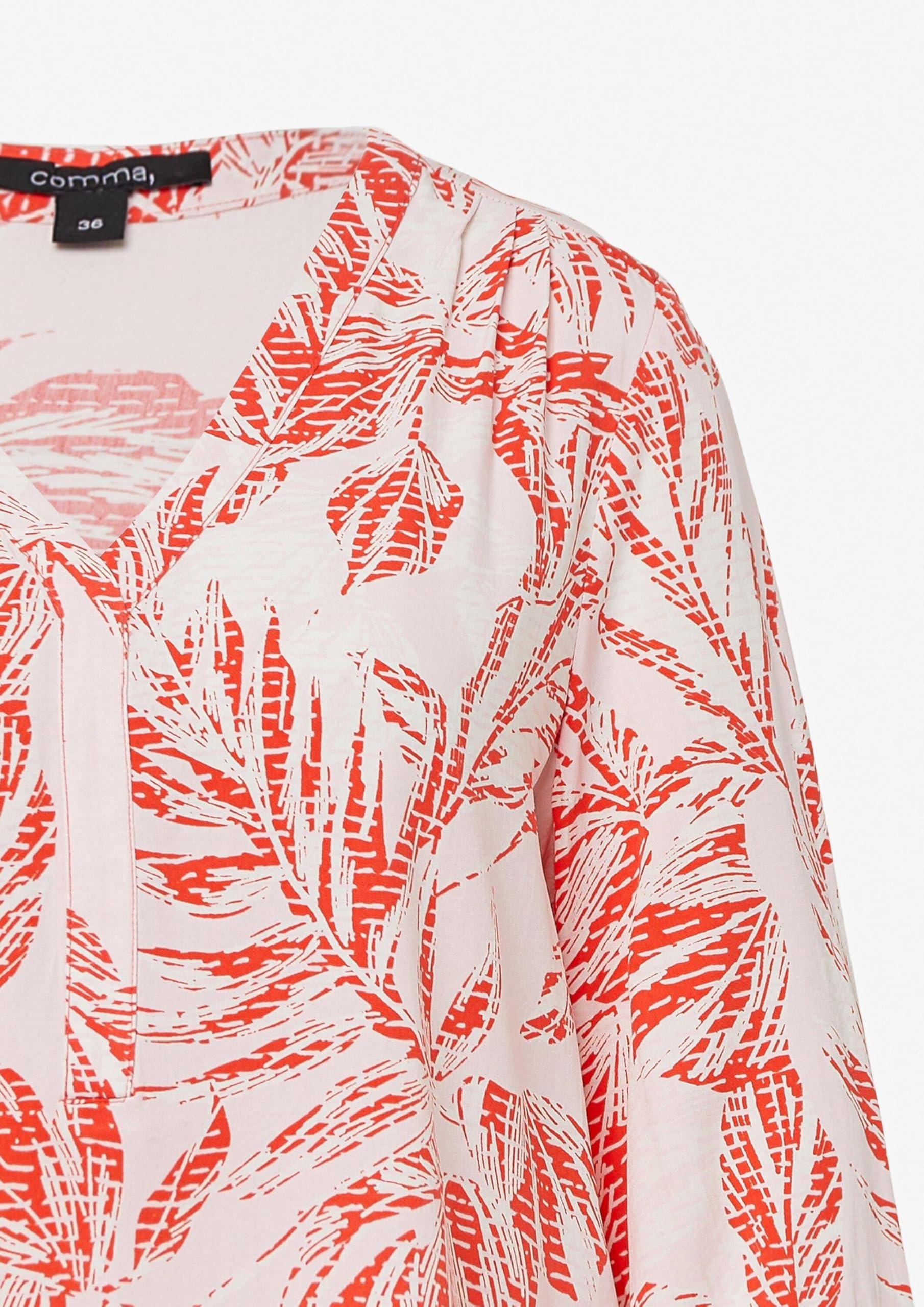 comma-blouses-gemusterte-bluse-mit-3-4-rmeln-damen image 6