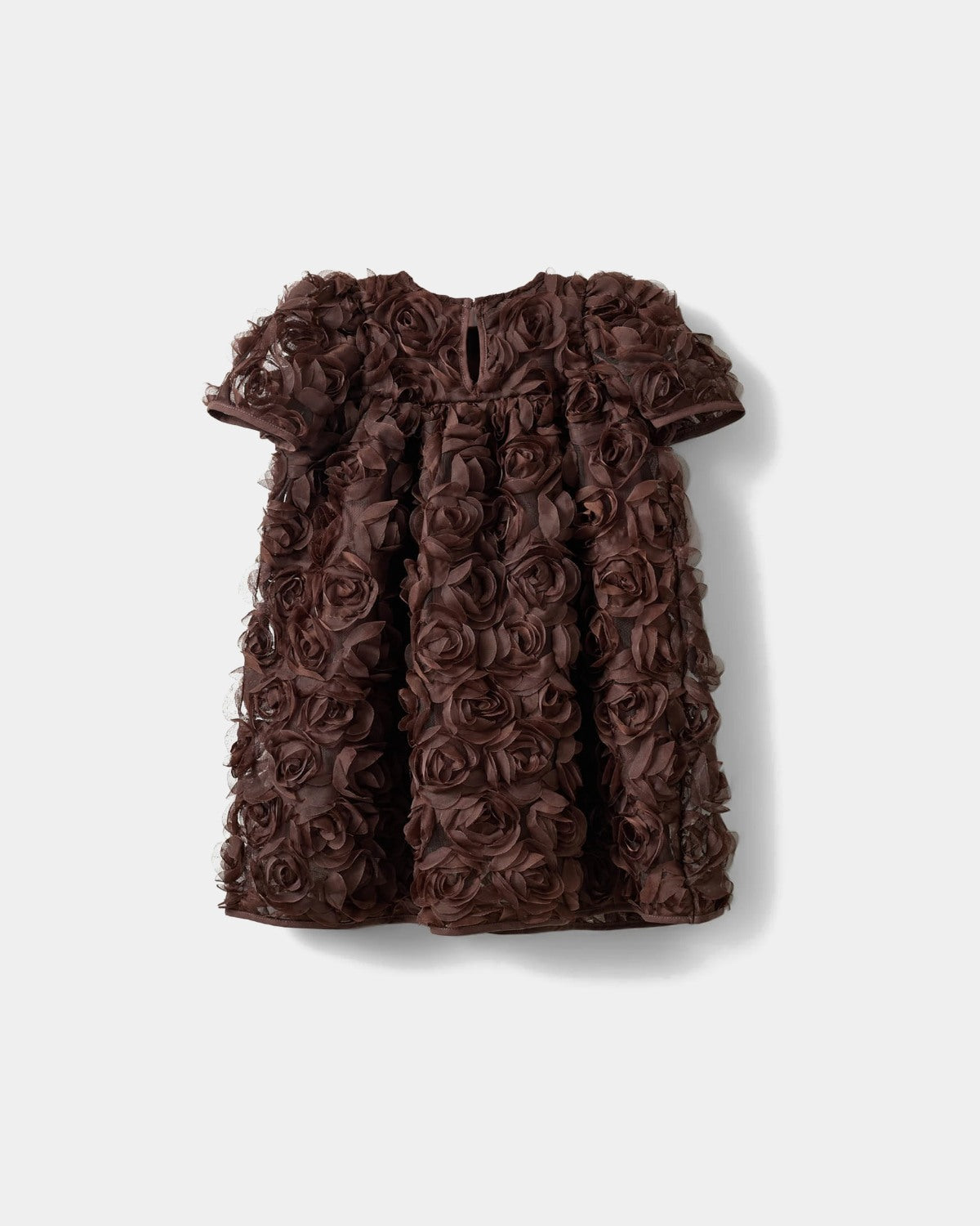 sofie-schnoor-kids-lissiekb-kleid-dunkelbraun-mesh-rosen image 2