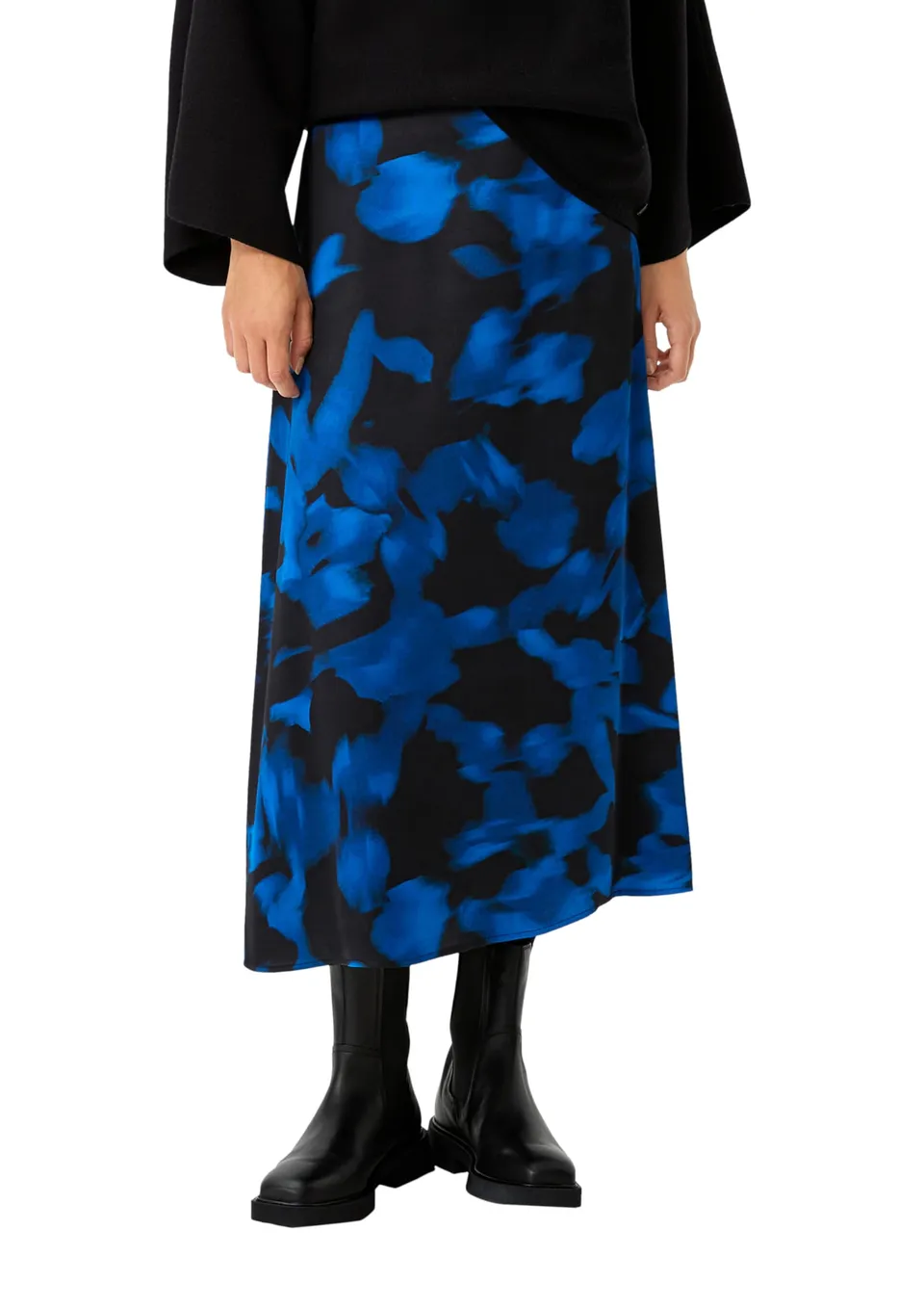comma-satinrock-mit-all-over-print-rock-abstrakt-gr-36 image 1