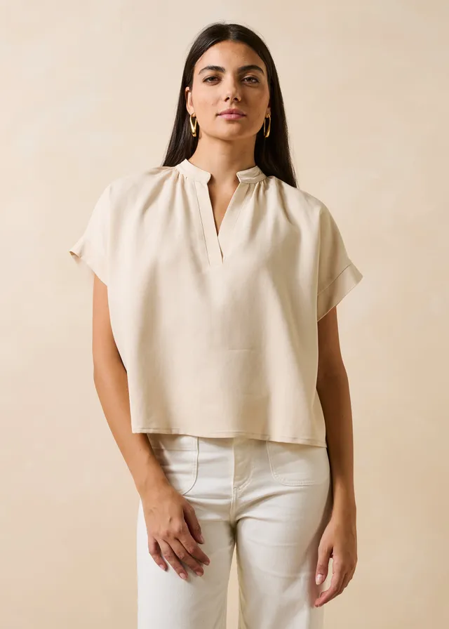 la-f-e-marabout-e-flacon-top-ecru-lyocell-satin image 1