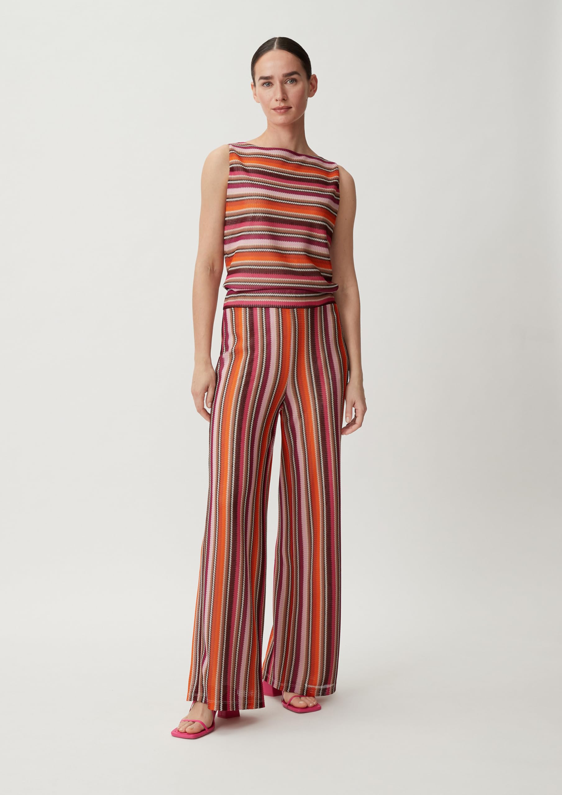 comma-2131495-hose-strickjersey-streifen-gr-36 image 3