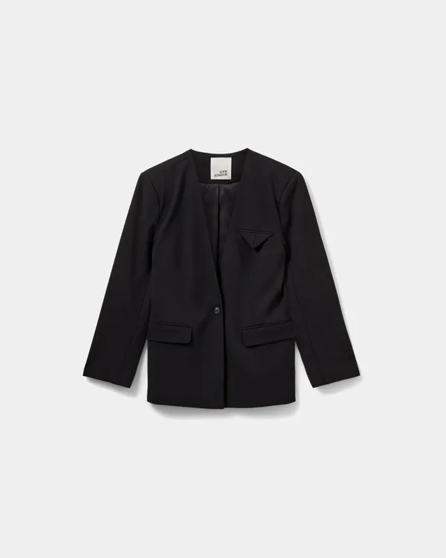 sofie-schnoor-women-amaliesw-blazer-schwarz-einreihig image 1