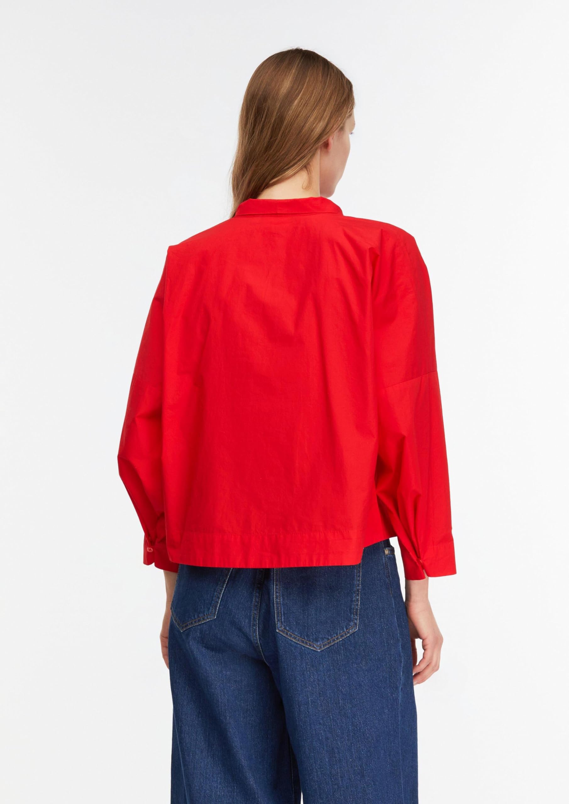 comma-damen-bluse-stehkragen-loose-fit-bindeschleife-gr-36 image 7