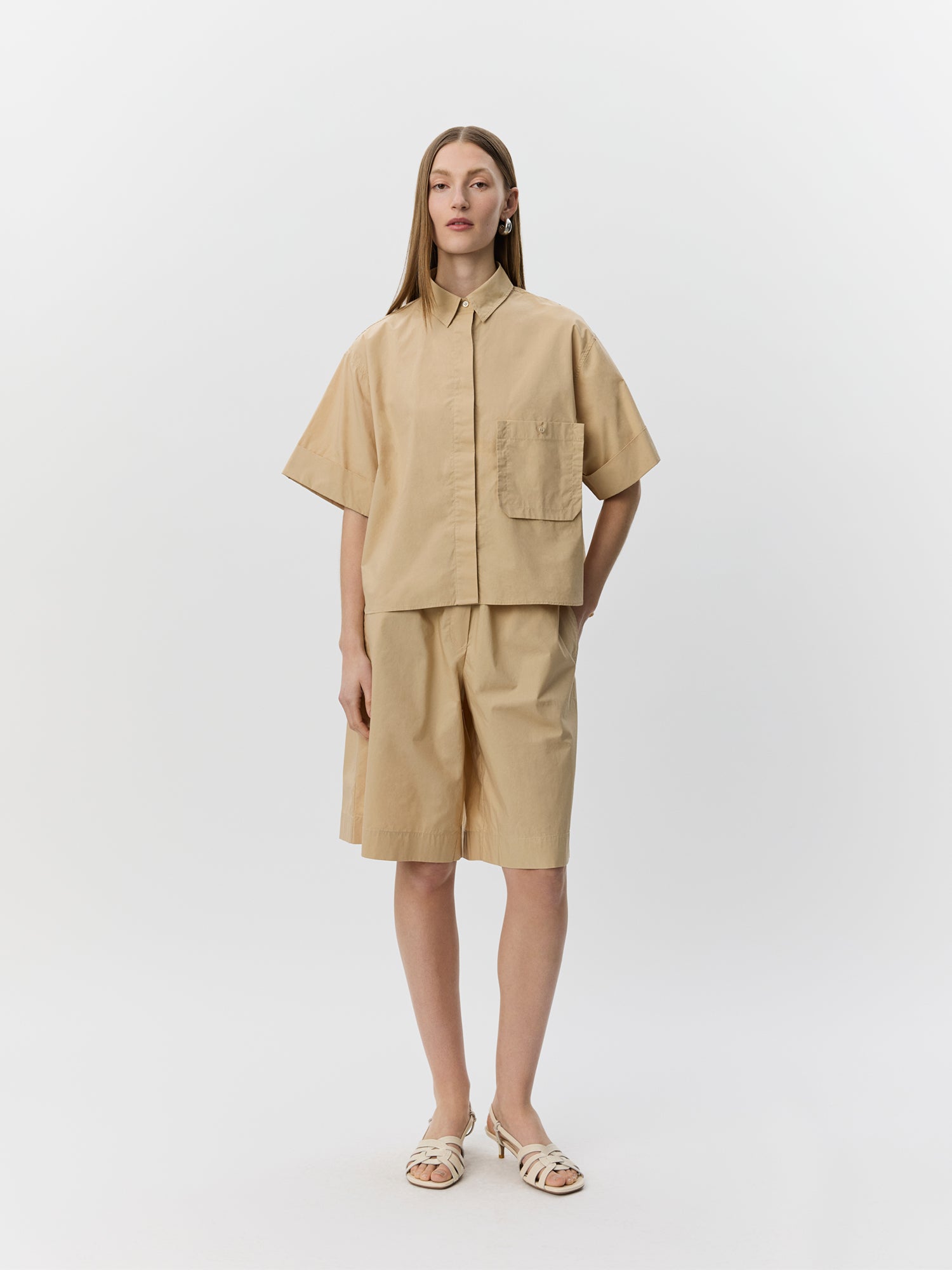 sofie-schnoor-women-leanasw-kurzarm-hemd-bluse-beige-baumwolle image 2