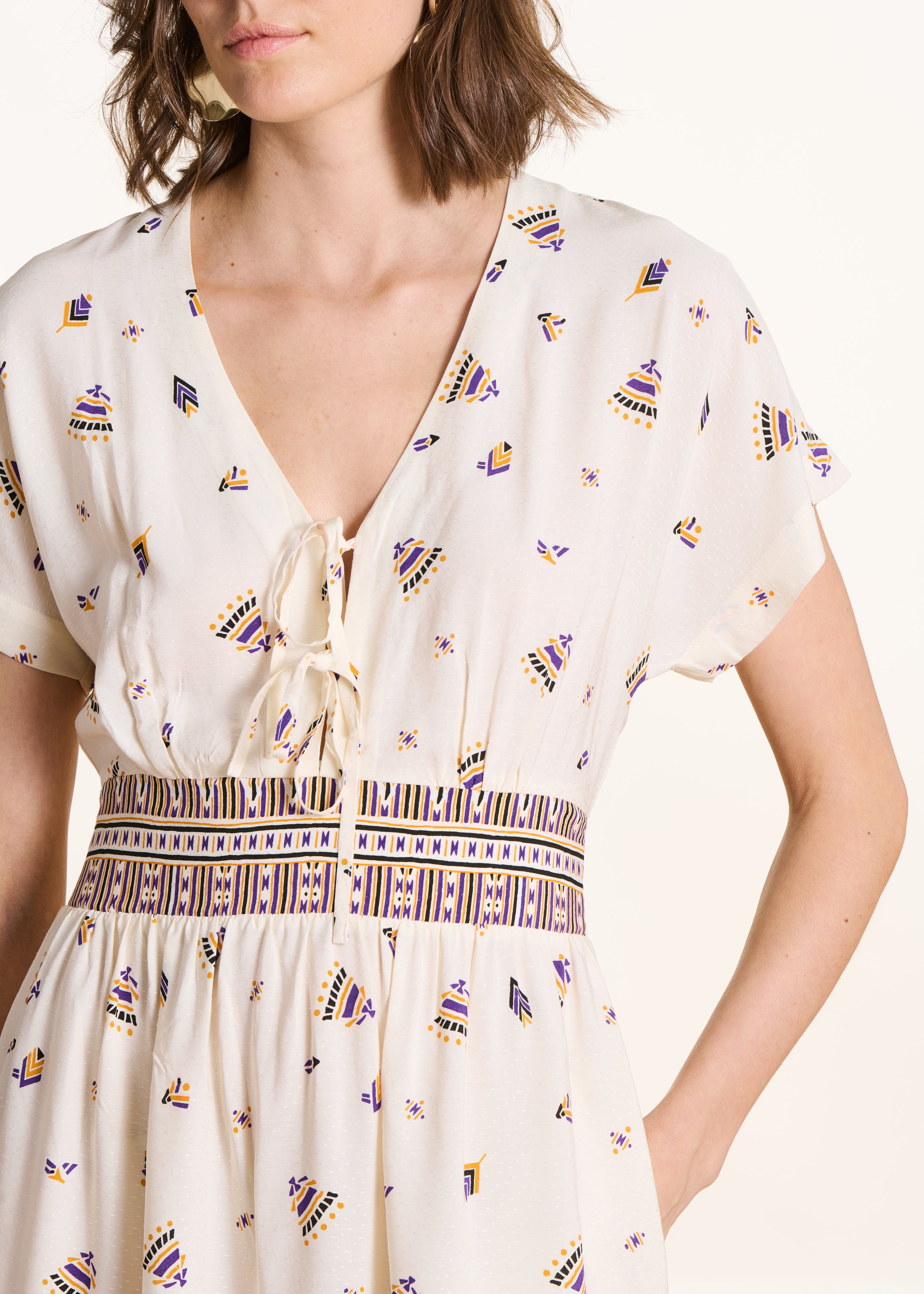 la-f-e-marabout-e-fioni-maxikleid-ecru-ethno-print image 5