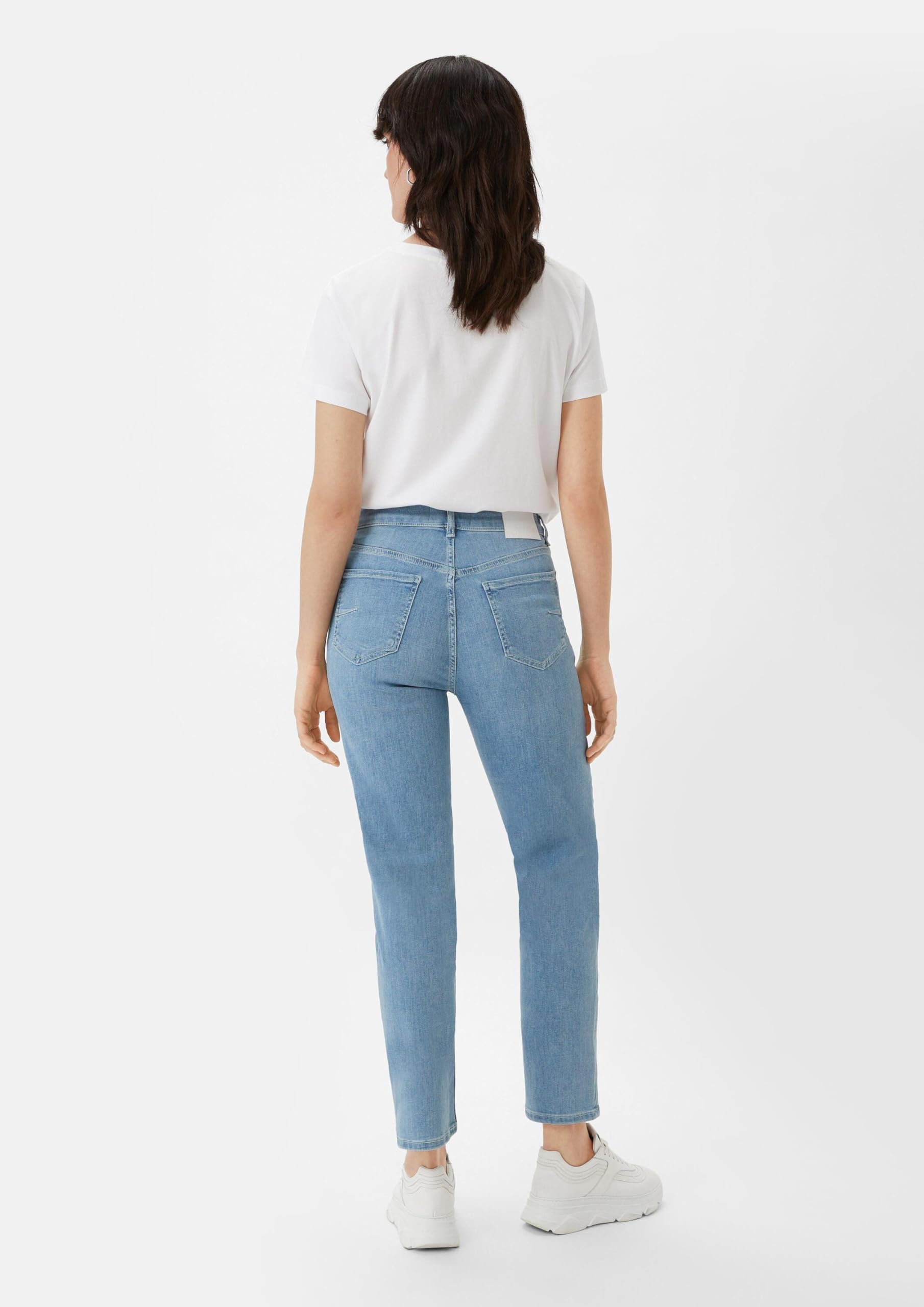 comma-straight-leg-jeans-hoher-bund-gr-34-blau image 7