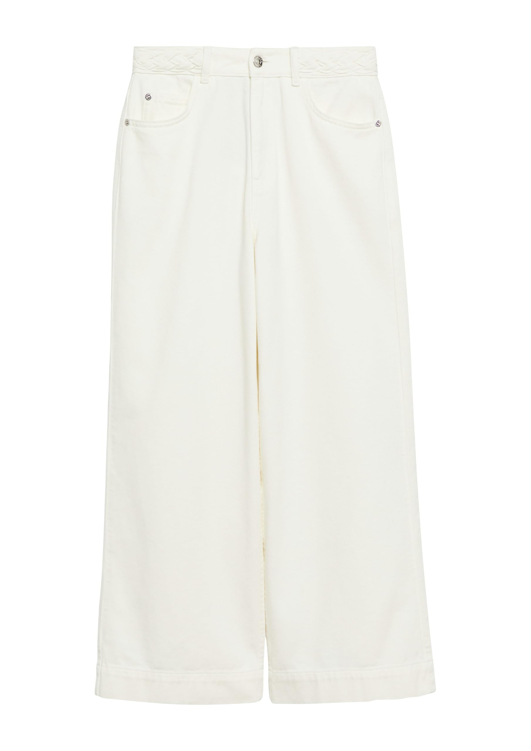 comma-jeans-wide-leg-ankle-jeans-gr-e-36-mit-zopf-detail image 3